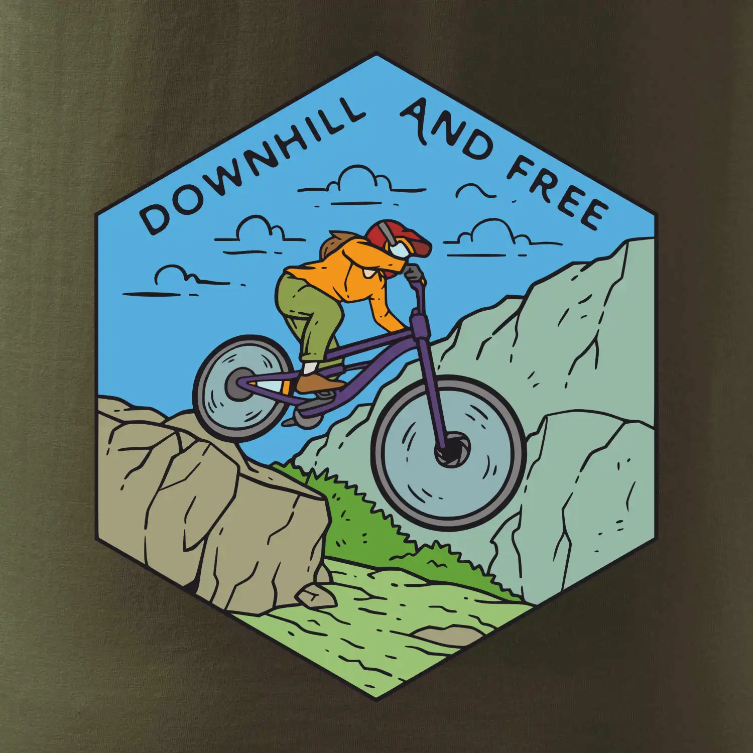 Downhill and free kluk/holka