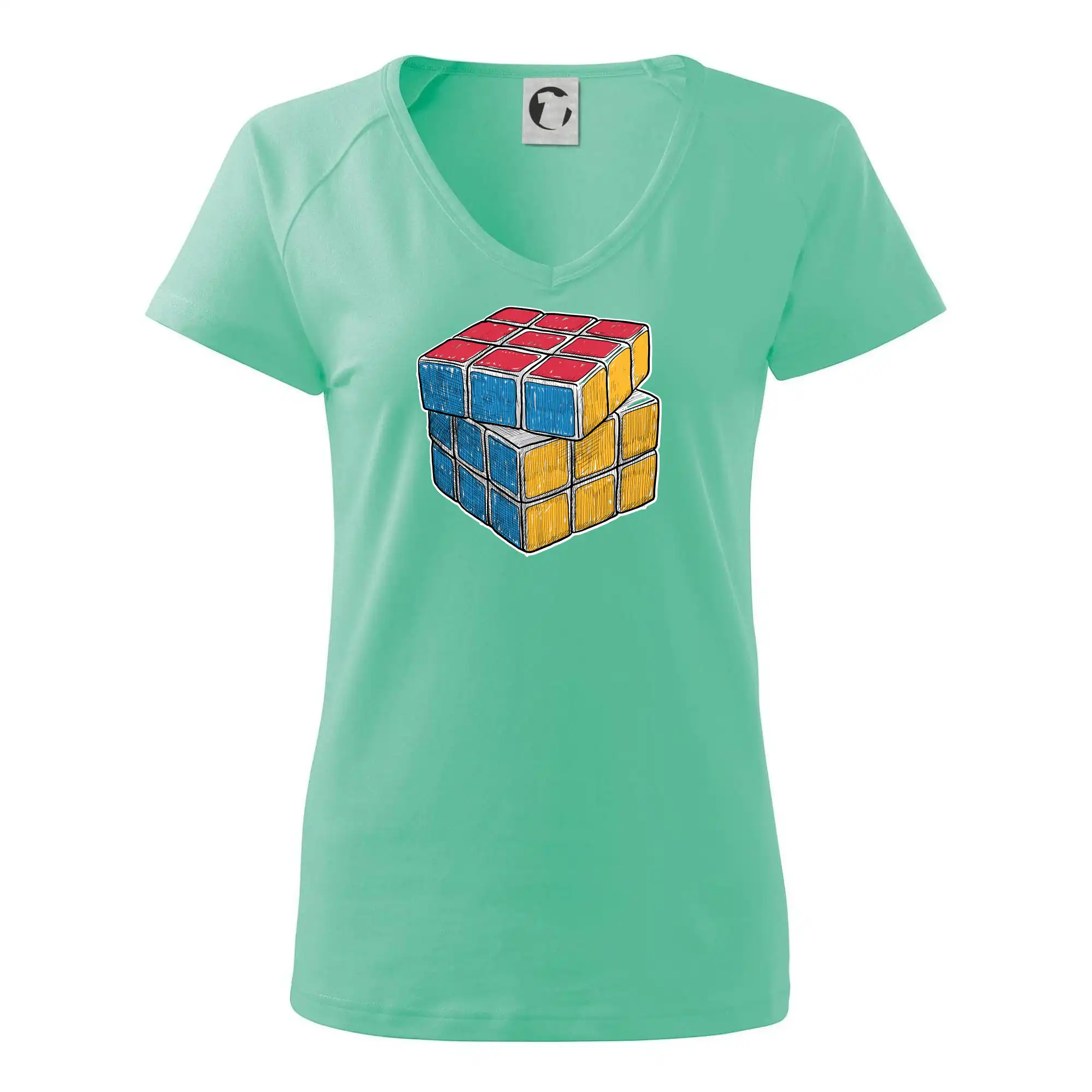 Rubikova kostka kreslená