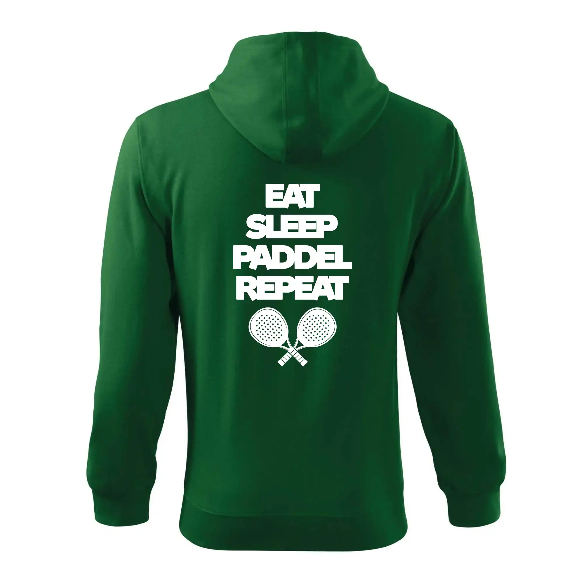 Eat sleep paddel repeat pod sebou