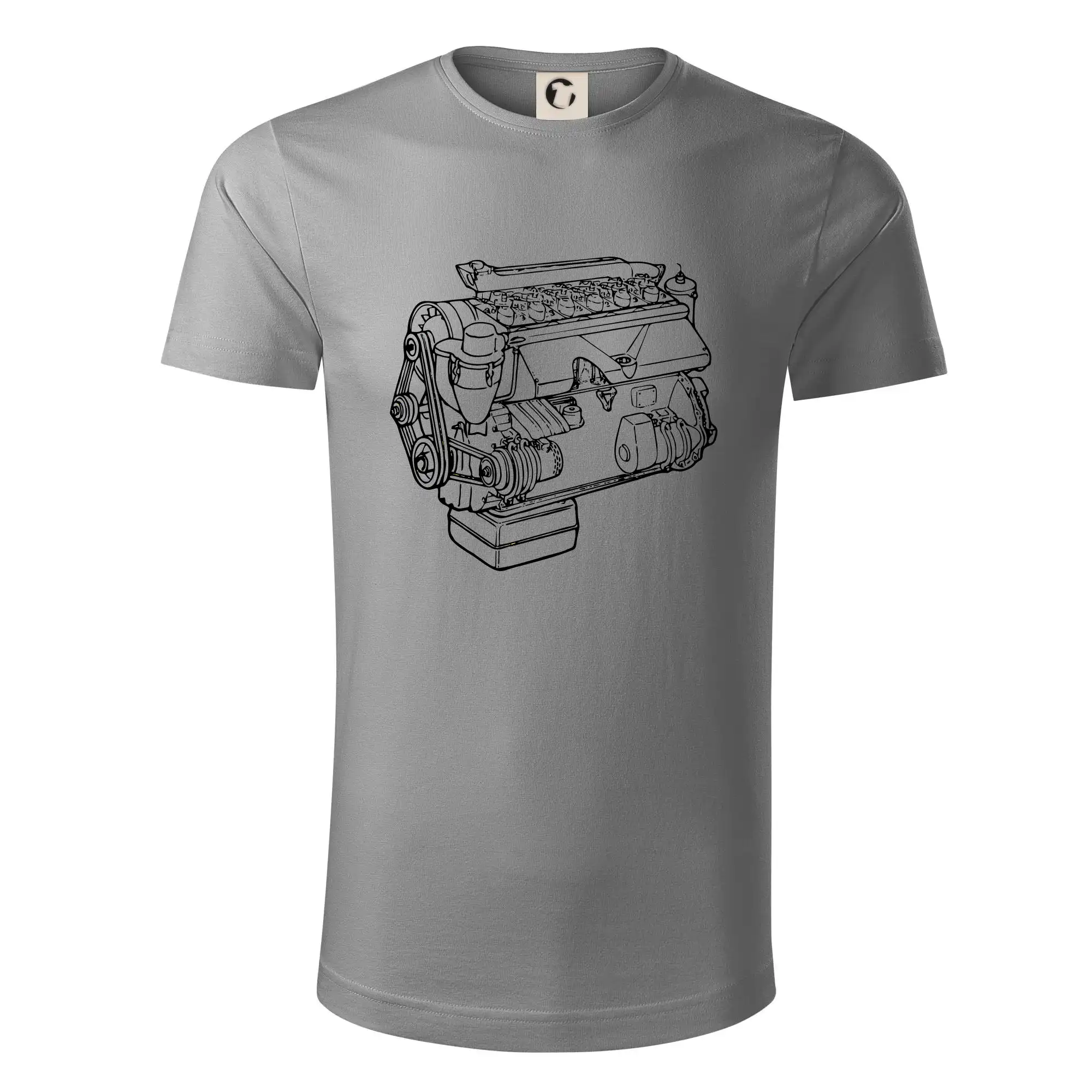 Tričká s kamionmi a nákladiakmi - Motor T912 V3S - Tričko z organickej bavlny