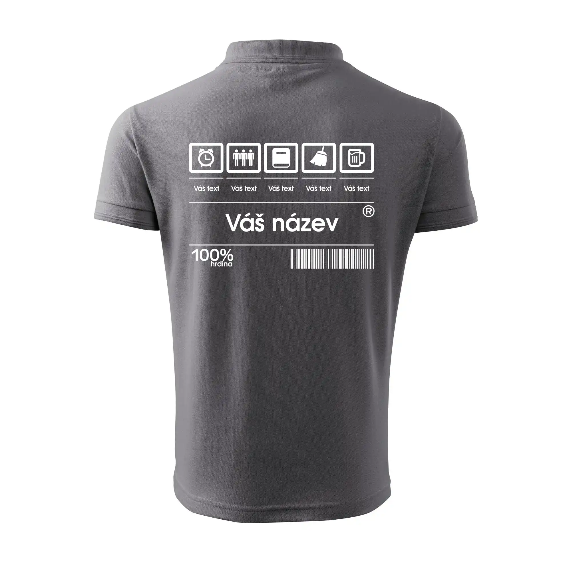 Čárový kód - Vlastní text
