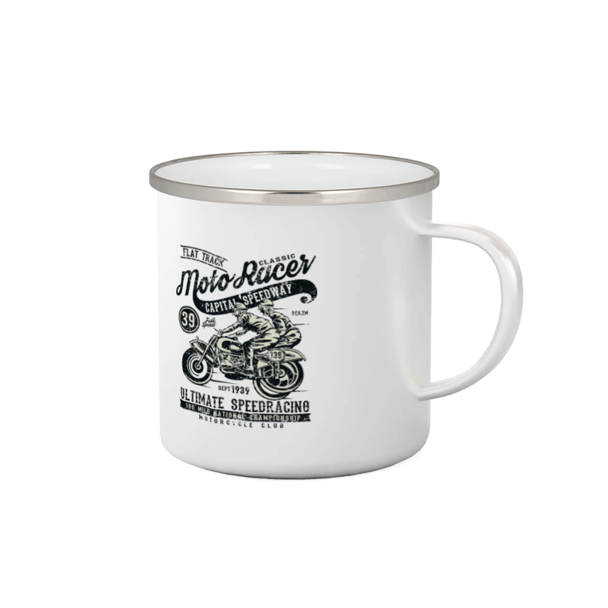 Tričká a mikiny s potlačou motoriek – pre pravých motorkárov - Moto Racer Classic - Plecháčik