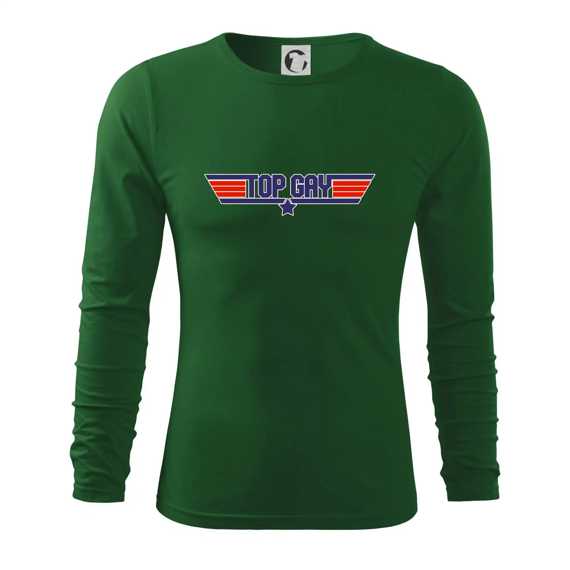 Tričká pre LGBT a Queer komunitu - Topgay - Tričko s dlhým rukávom FIT-T long sleeve