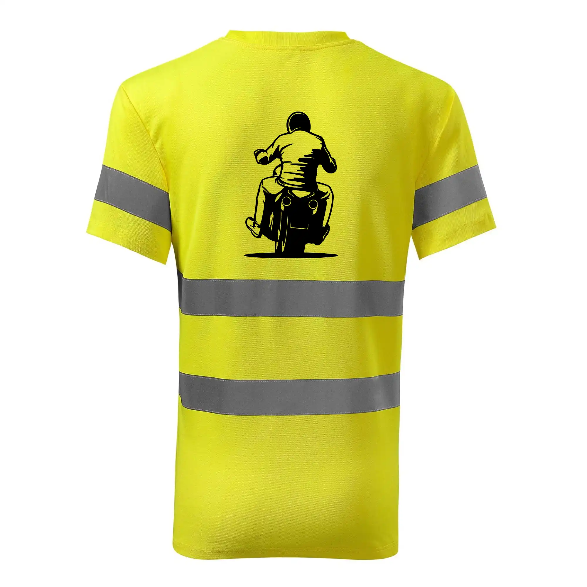 Motorkář na zádech - chopper