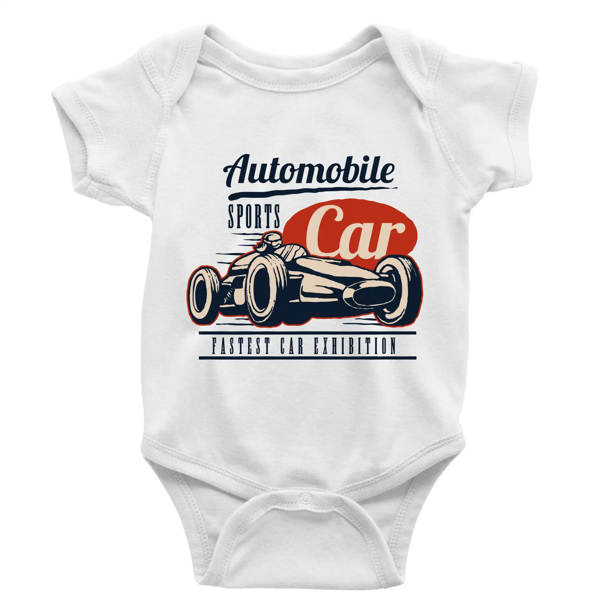 Auto tričká - Automobile sports car - Body dojčenské s krátkym rukávom