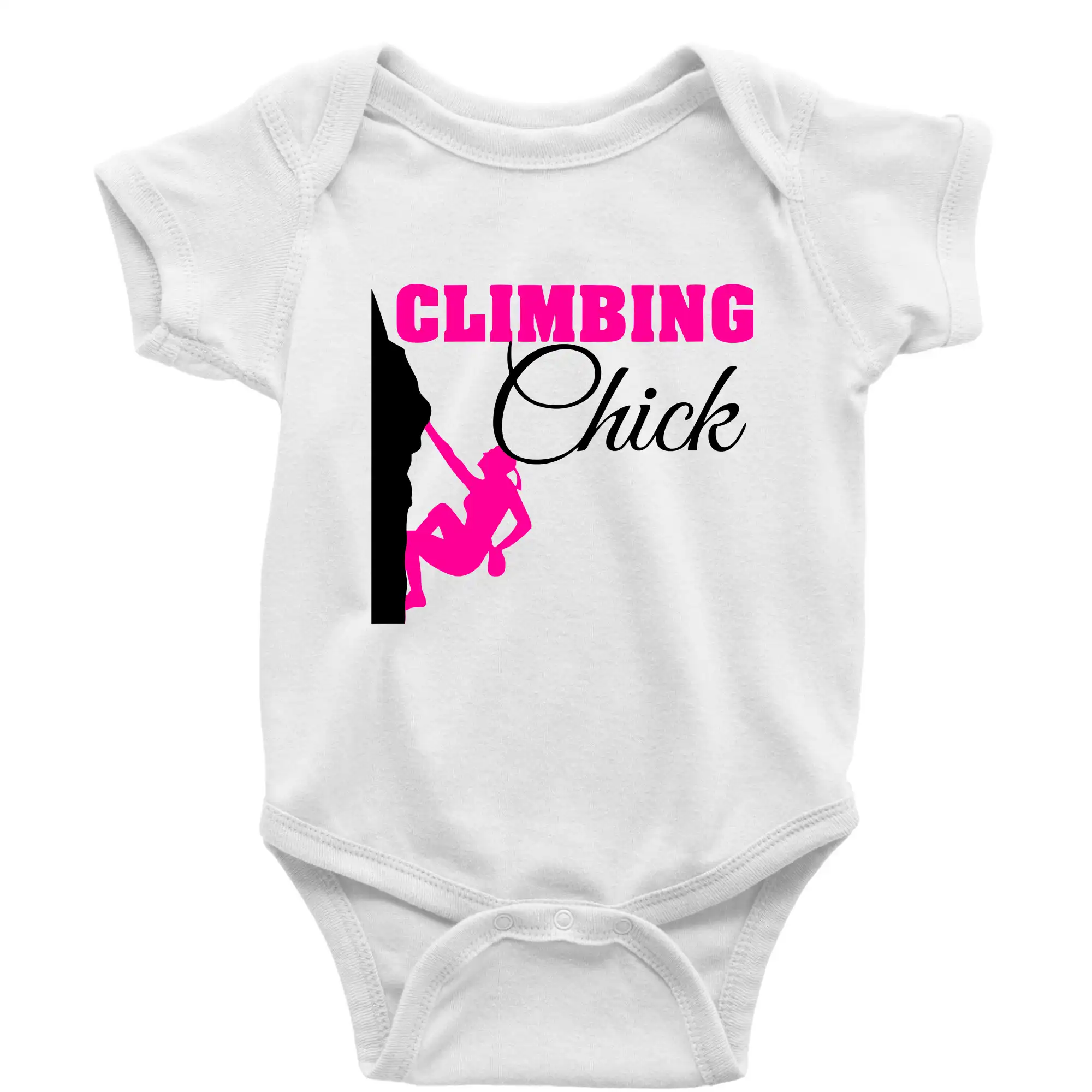 Trička pro horolezcov - Climbing chick - Body dojčenské s krátkym rukávom