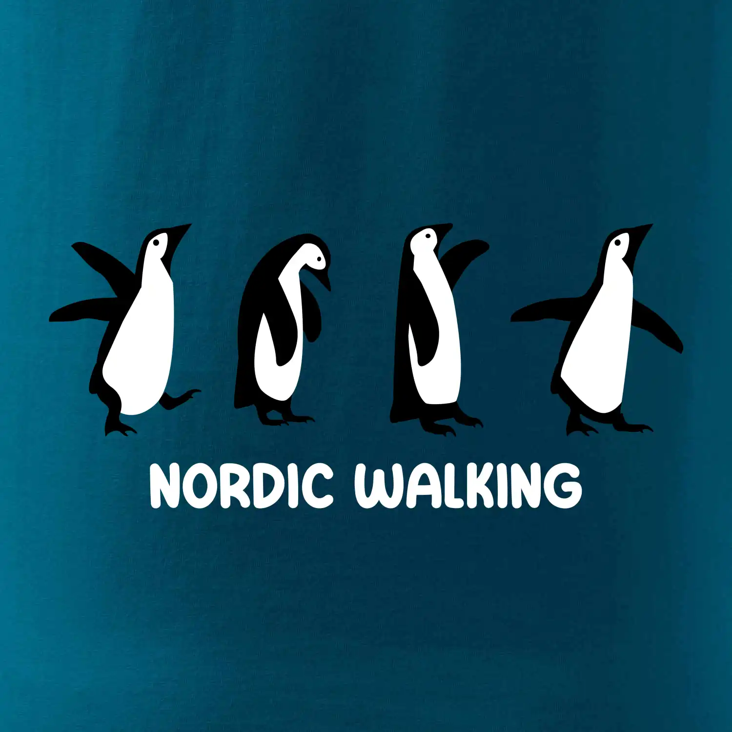 Nordic walking tučňáci - kreslení