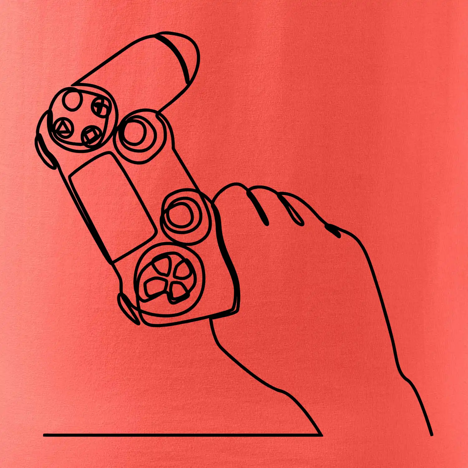 Herní ovladač jedním tahem