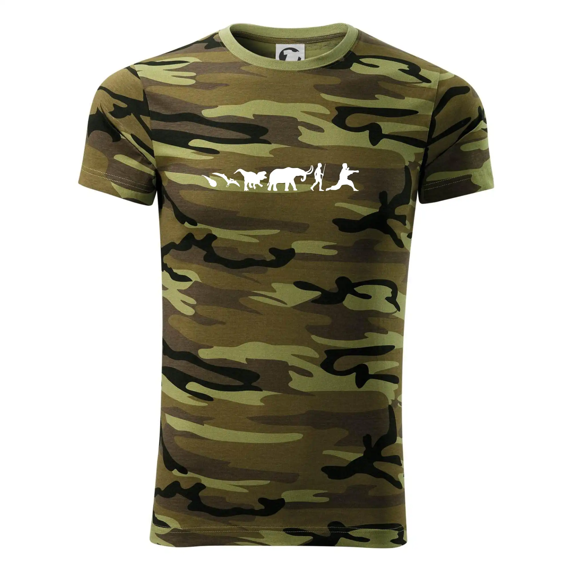 Tričká Karate - Bojové umenie od praveku - Army CAMOUFLAGE