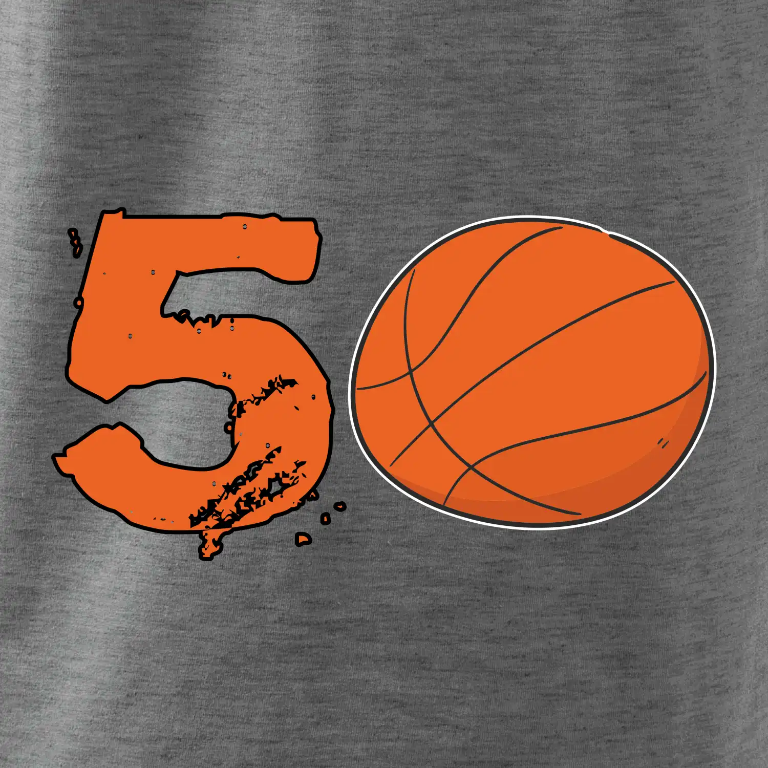 Basketball kulaté narozeniny 50