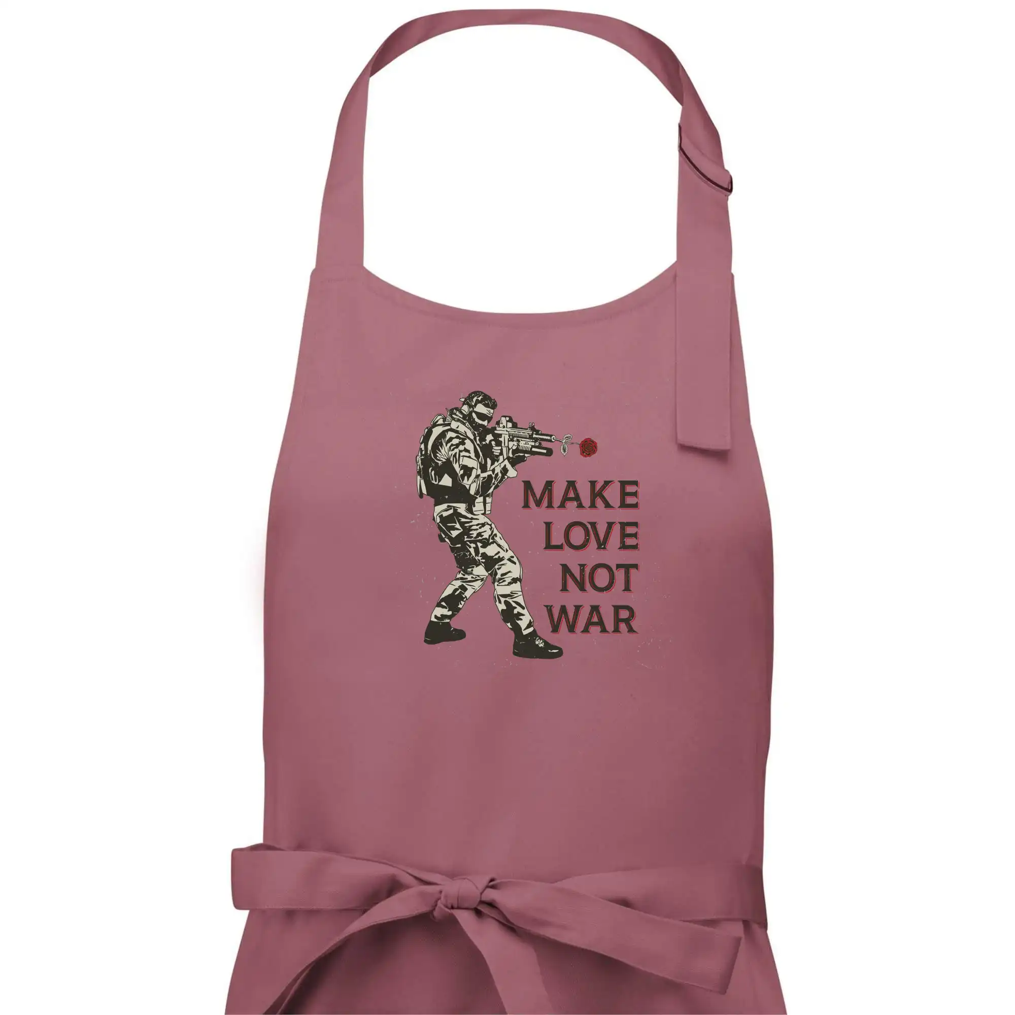Růže ve zbrani, make love not war