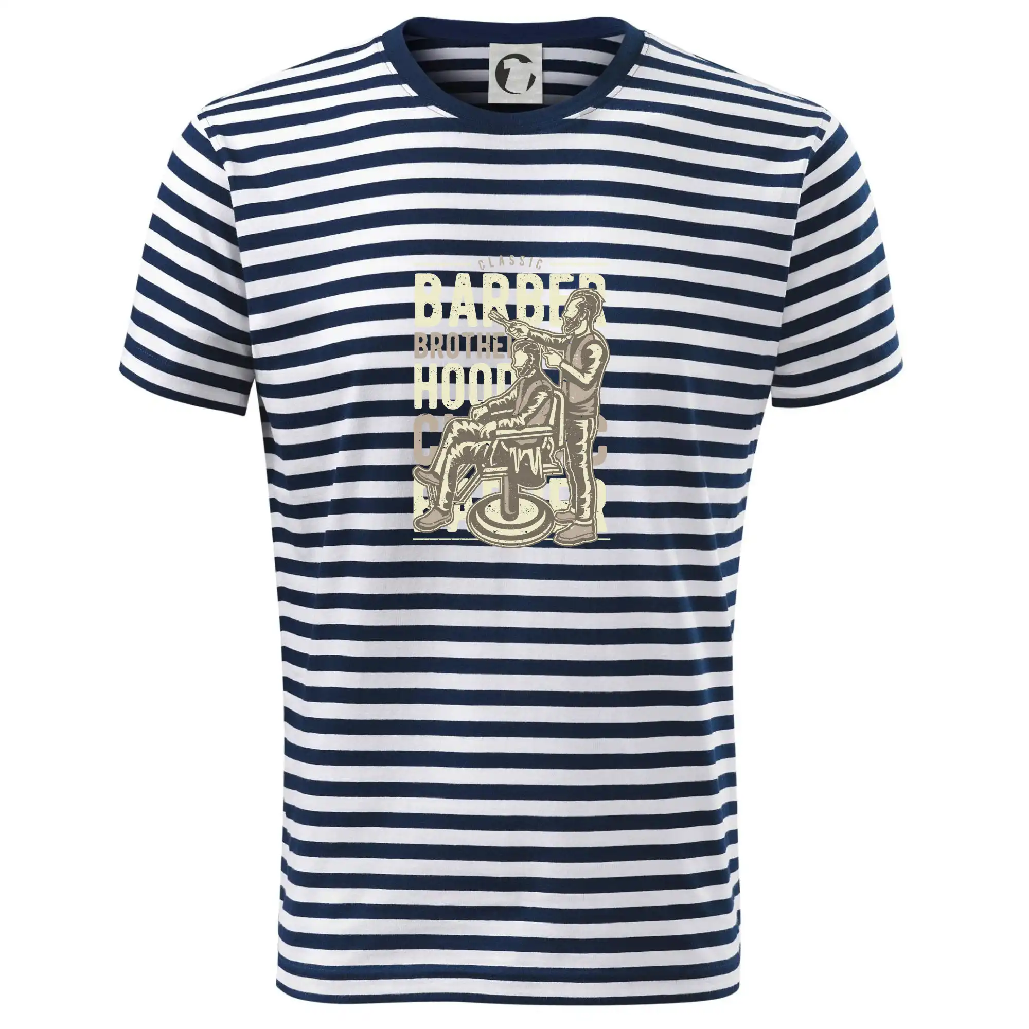 Vtipné tričká do práce - Barber Brotherhood - Tričko na vodu