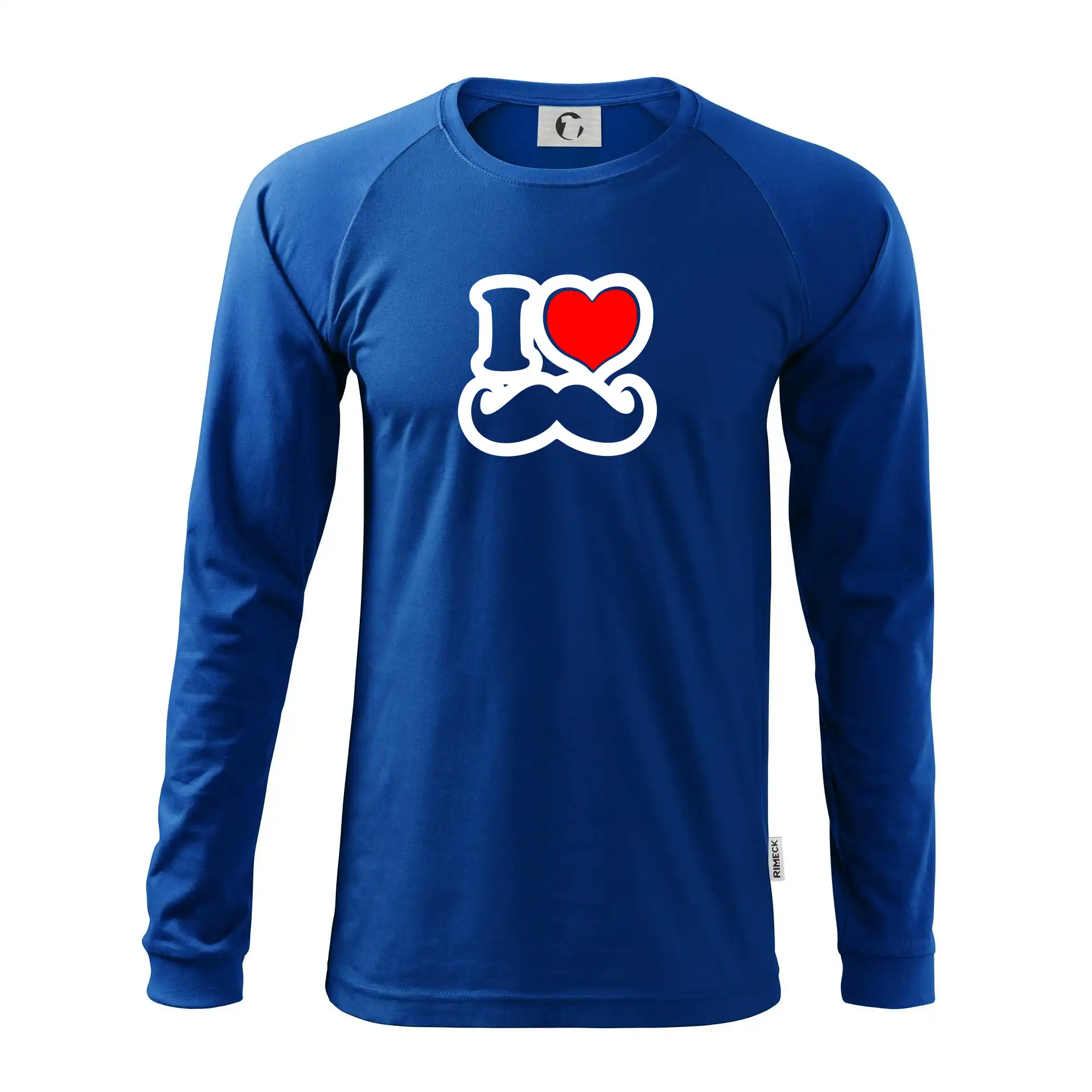 i love mustache - obrys