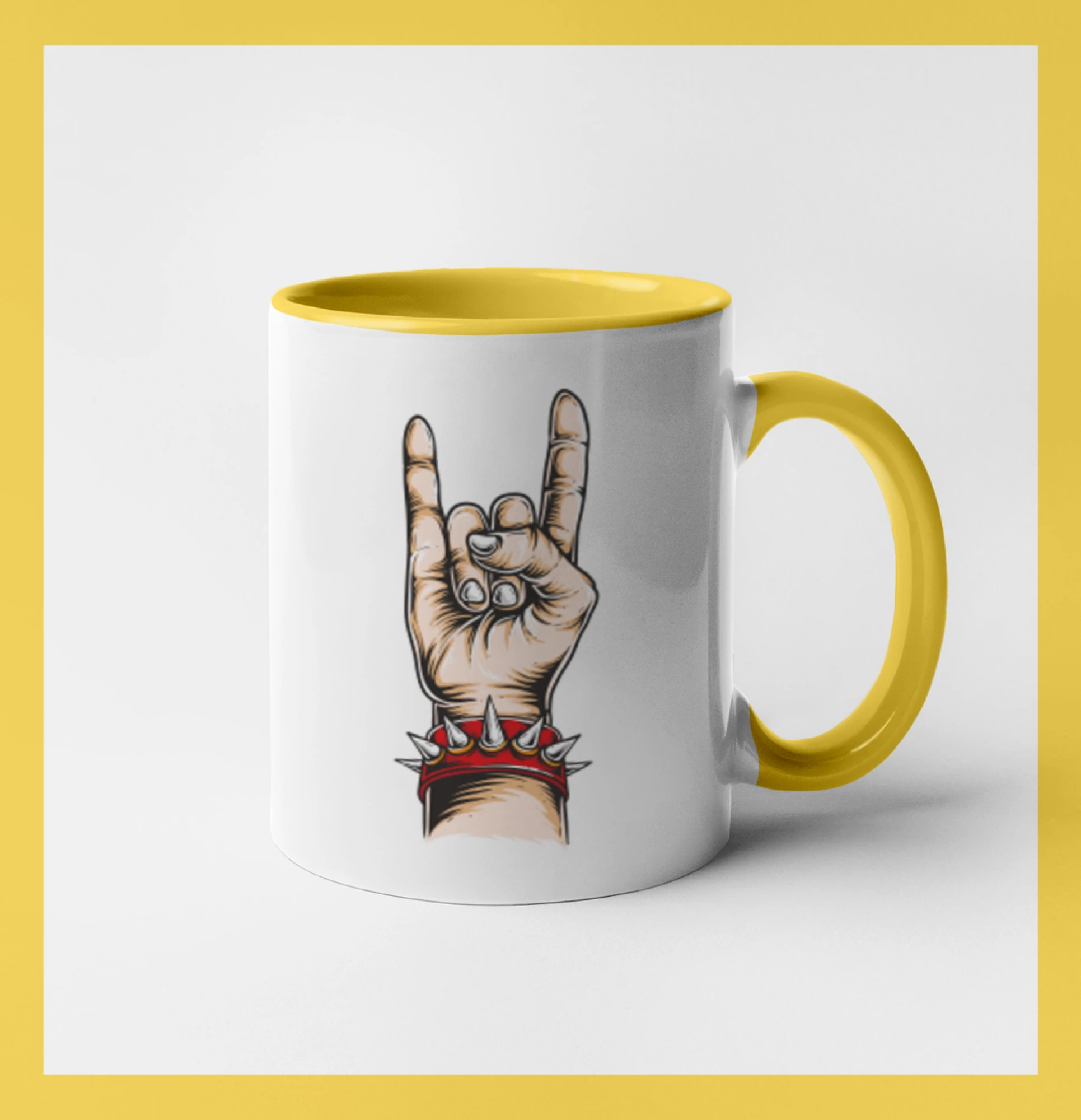 Rocková ruka s náramkem