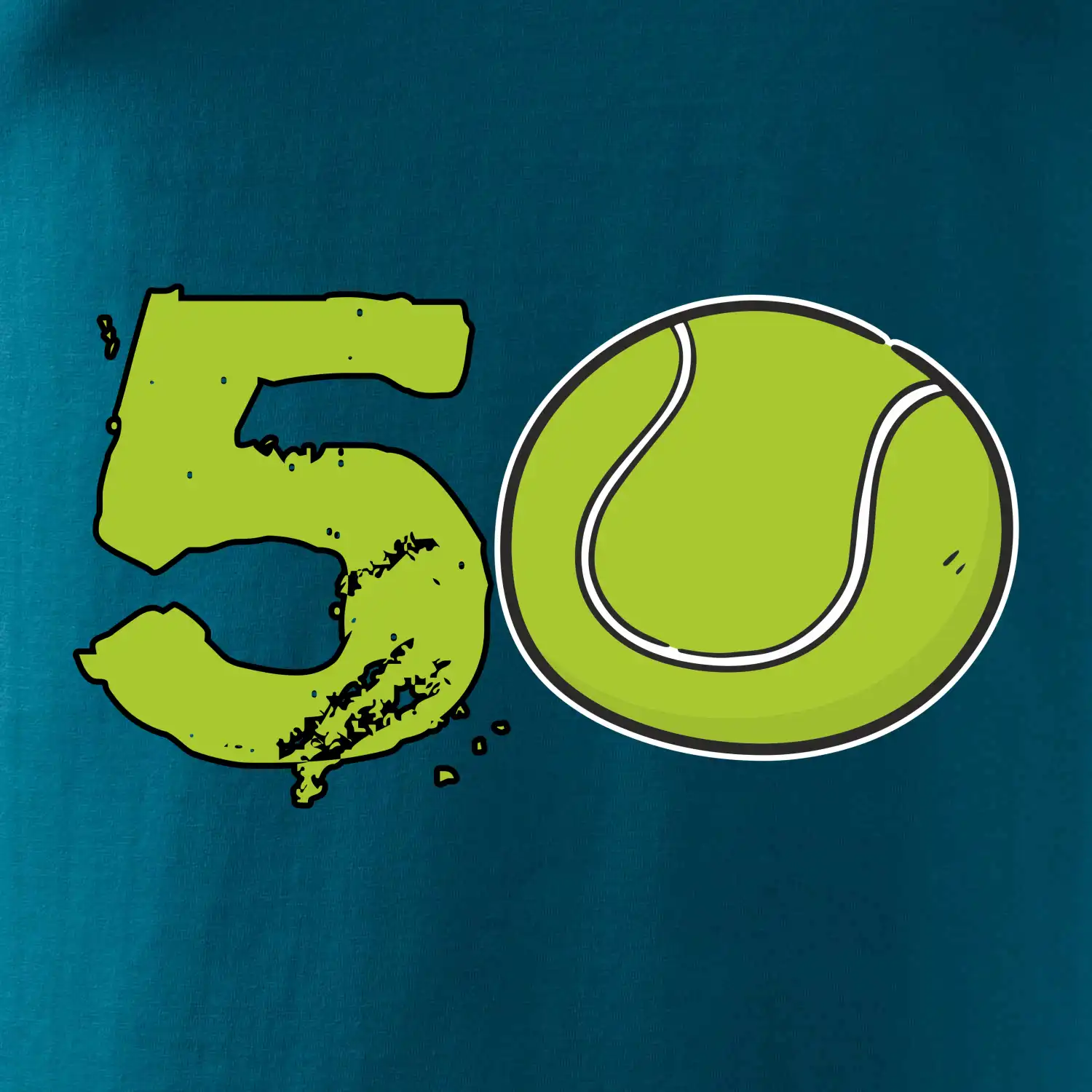 Tenis kulaté narozeniny 50