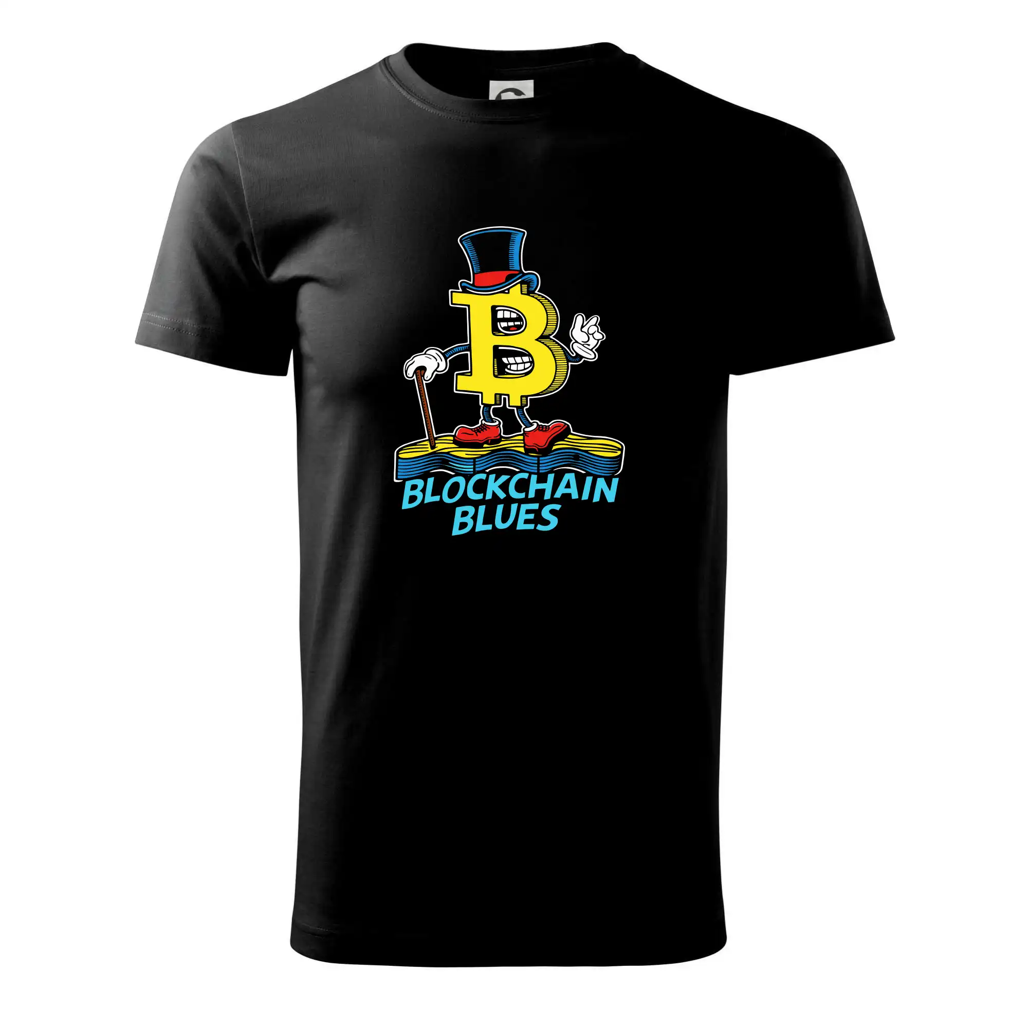 Blockchain Blues - Klasické pánske tričko vyššej gramáže