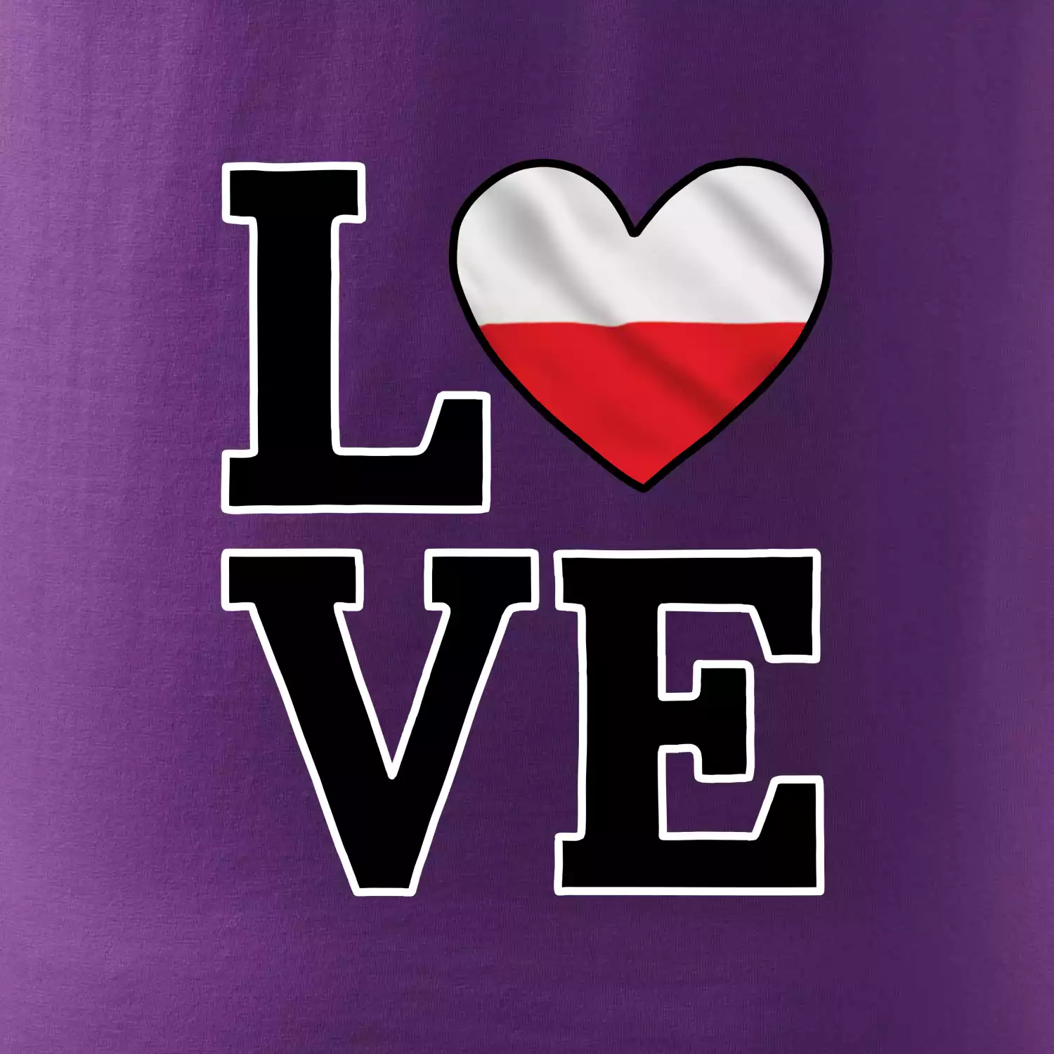 Love Polská vlajka