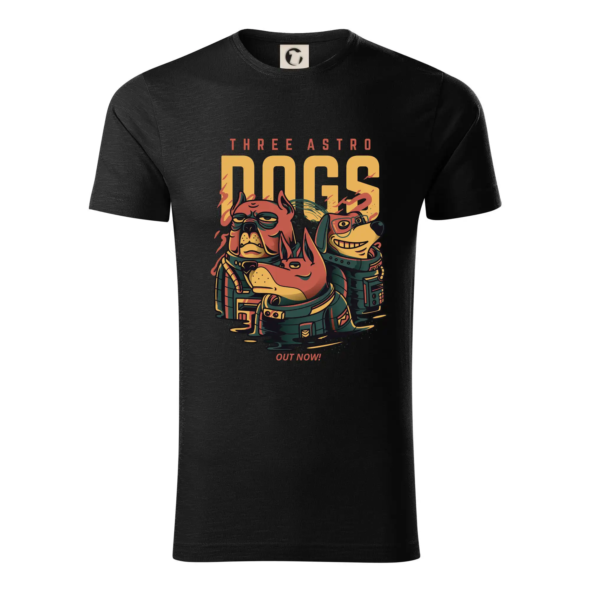 Vesmirne tričká - Astro dogs - Tričko z organickej bavlny
