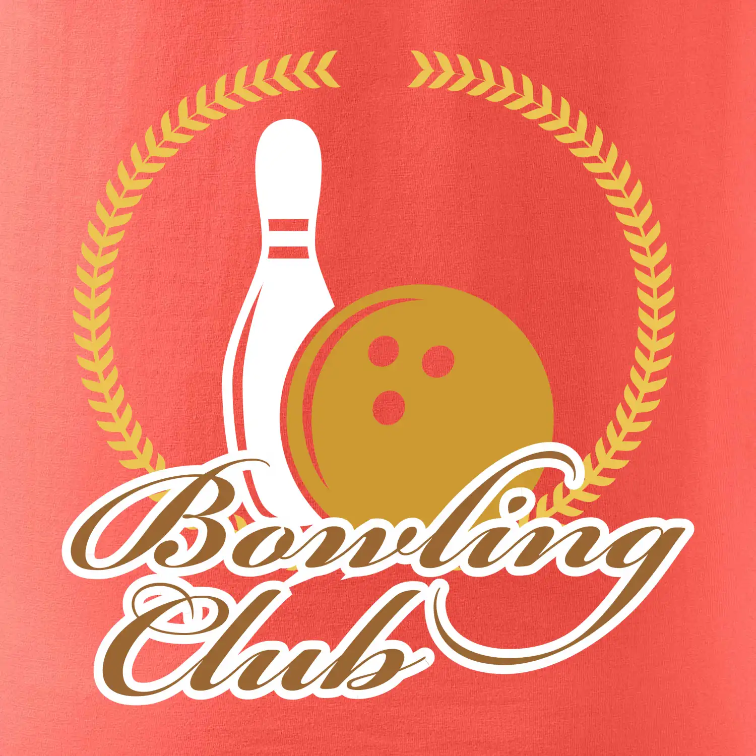 Bowling cup věnec