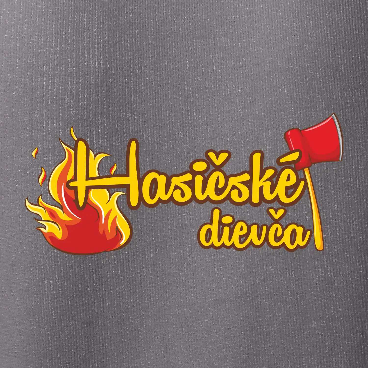 Hasičské dievča - oheň a sekera
