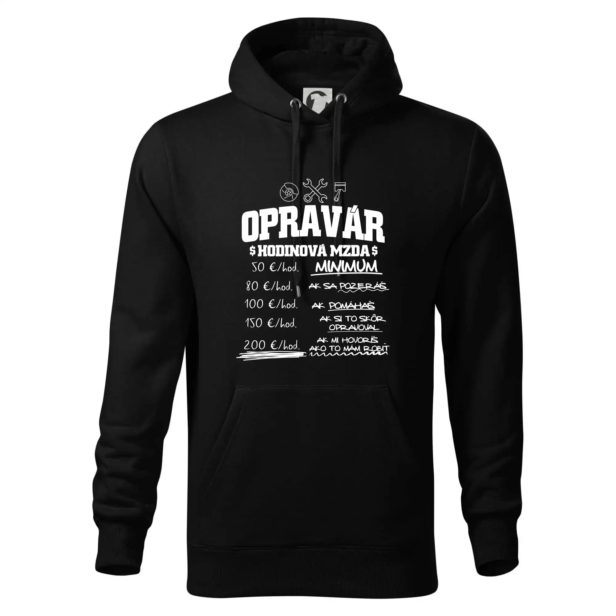 Hodinová mzda - opravár