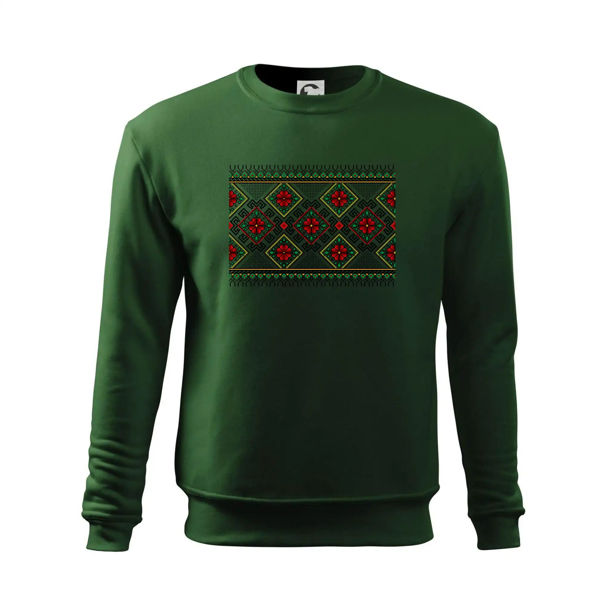 Ukrajinský vzor - Červeno Zelený