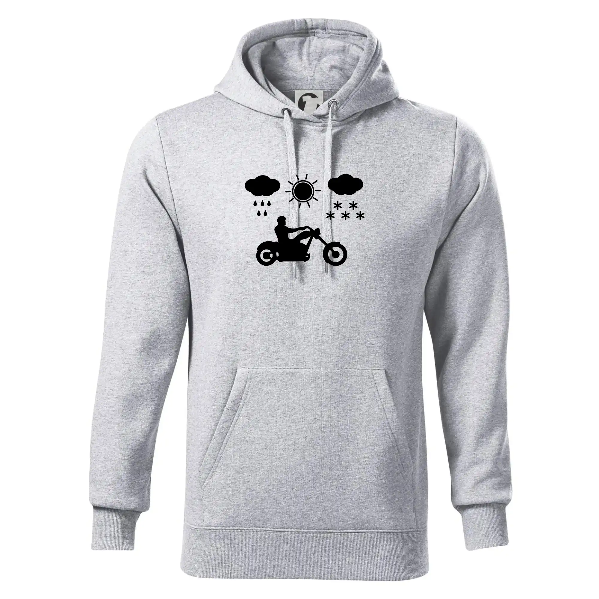 Motorkář za každého počasí - chopper