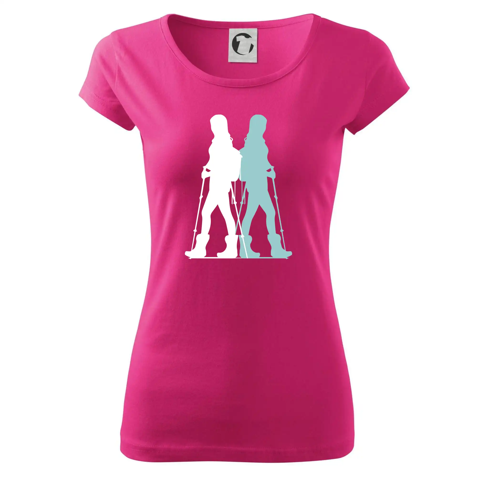 Nordic walking figury - žena