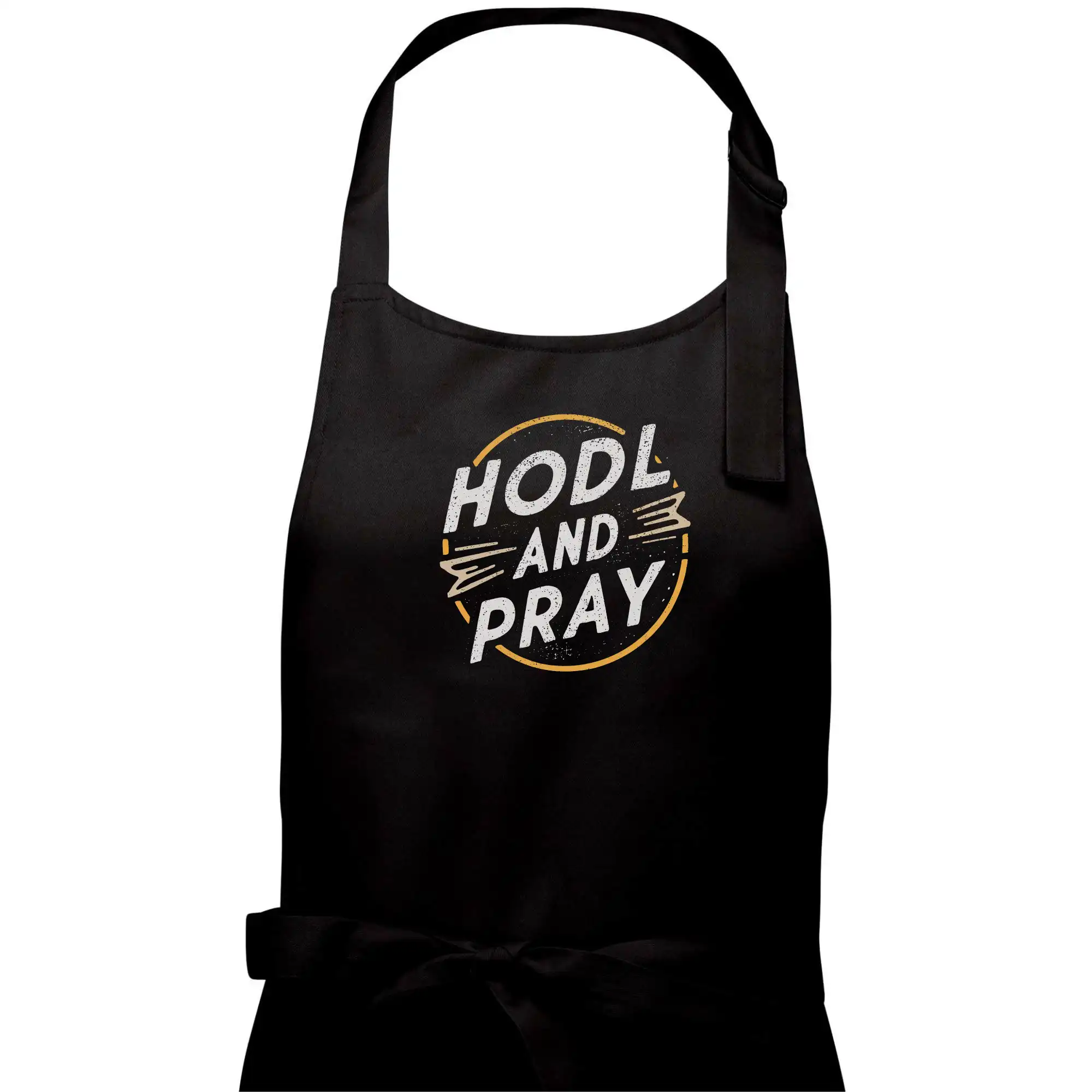 Bitcoin Hodl and pray - Dámska zástera na varenie