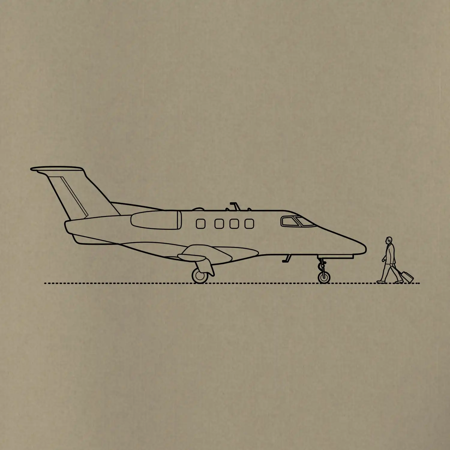 Obrys Embraer Phenom 100