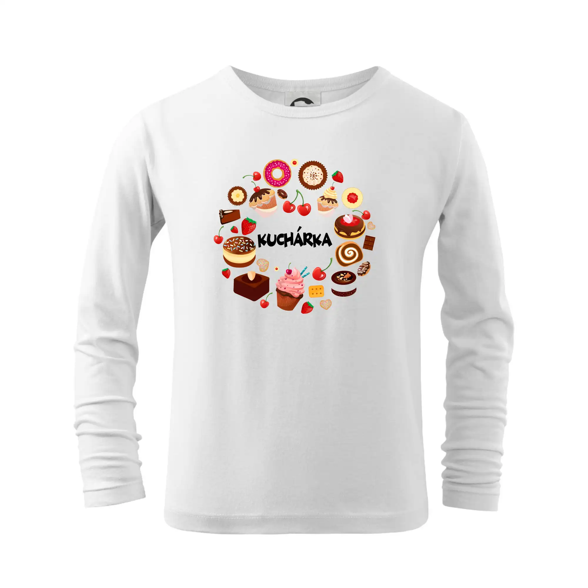 Kuchár a pekár - Kuchárka - tortičky - Tričko detské Long Sleeve