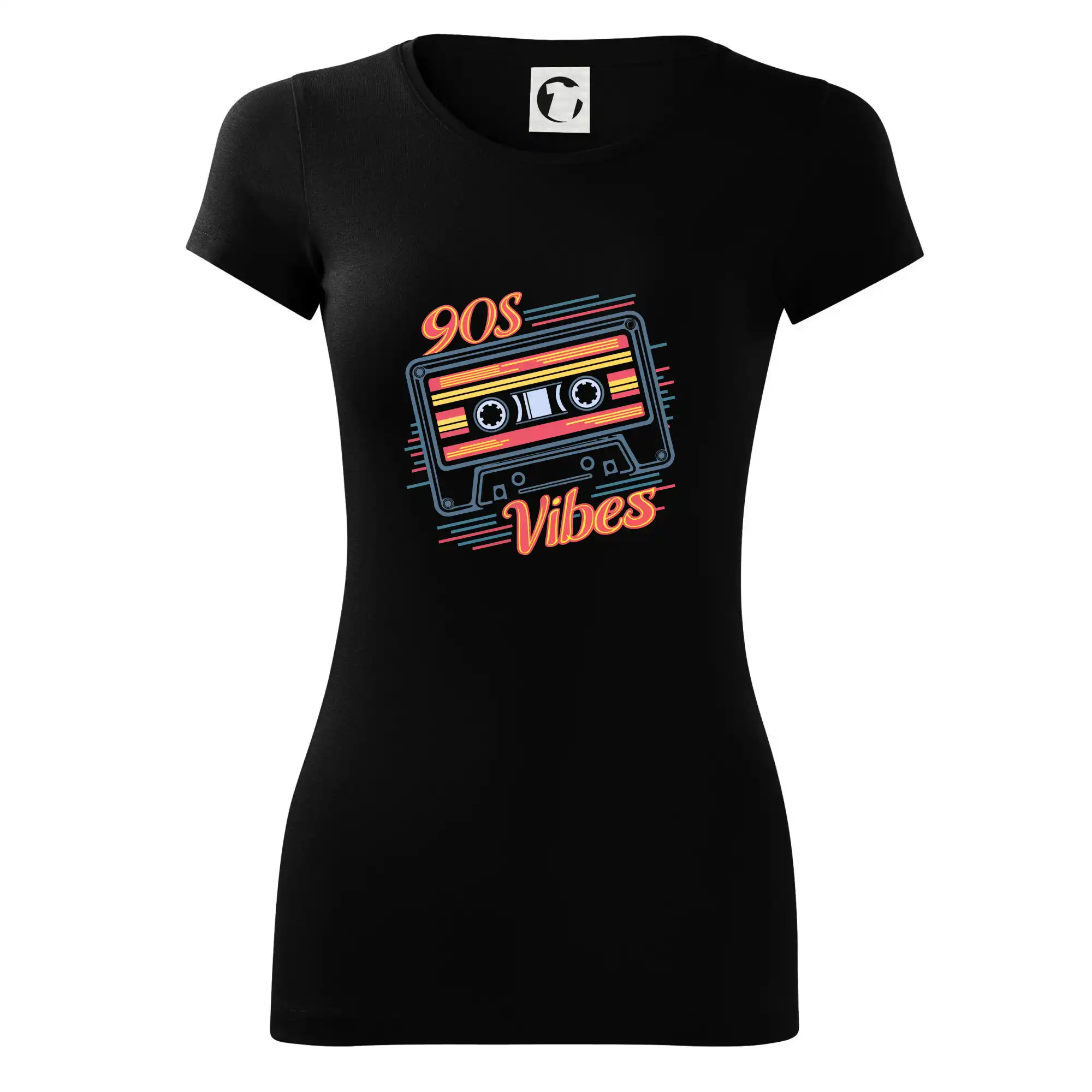90s vibes - kazeta - Dámske tričko Glance - Priliehavejší strih