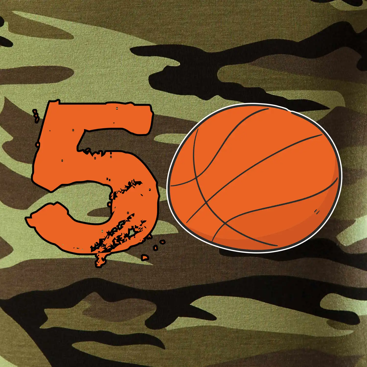 Basketball kulaté narozeniny 50