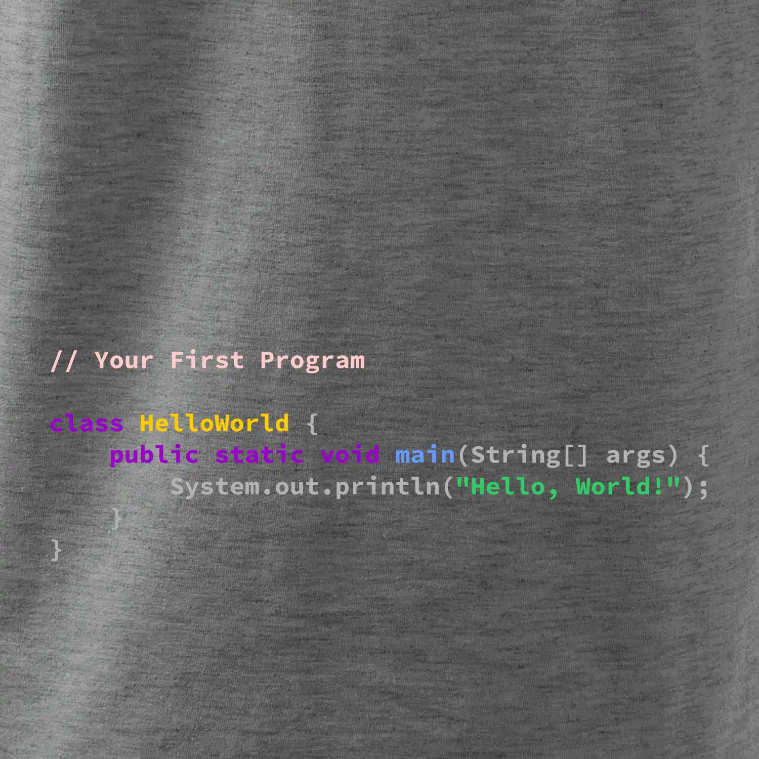 Hello world Java