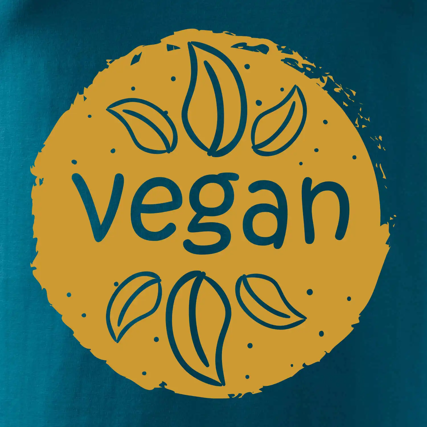 Vegan hnědá kruh