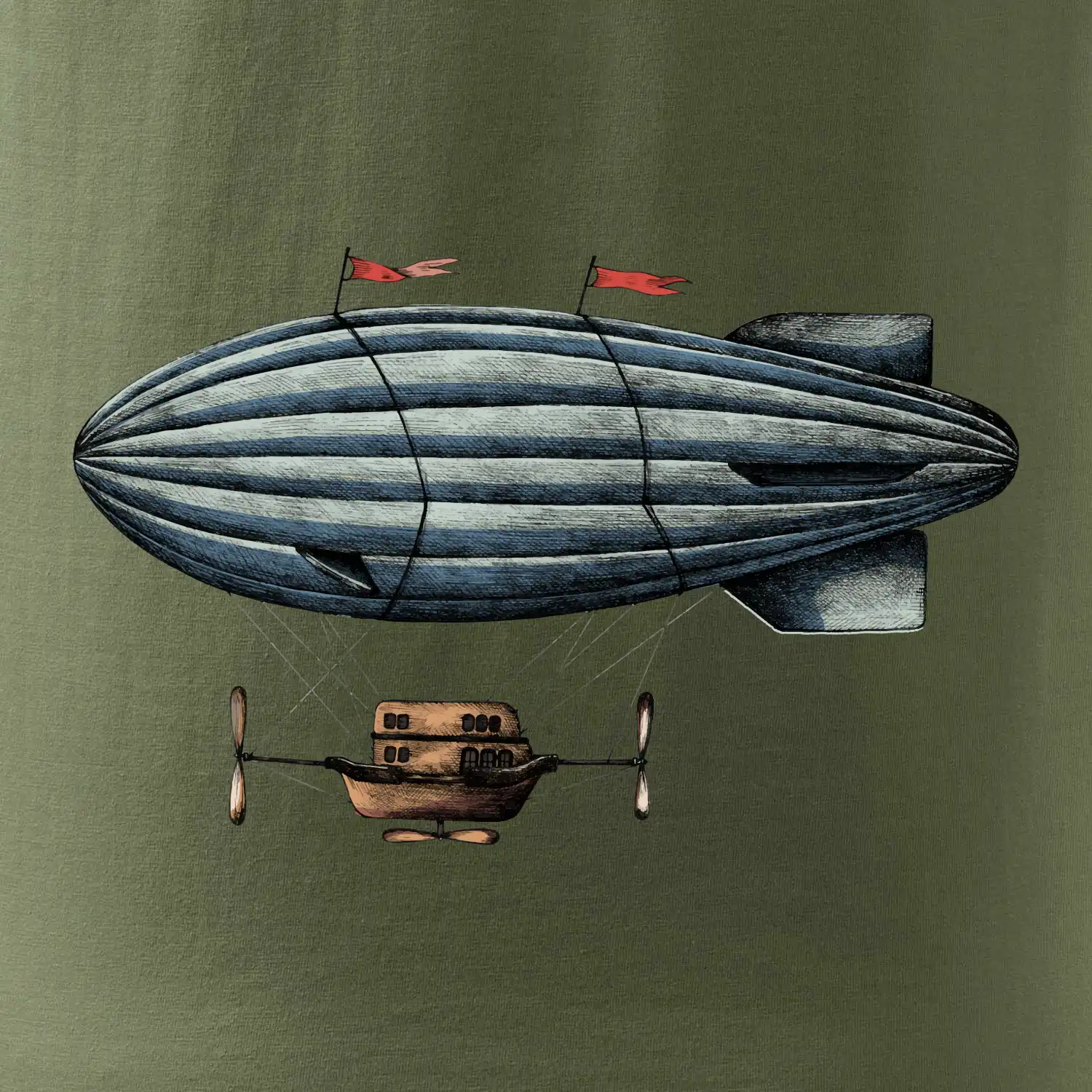 Vzducholoď barevná