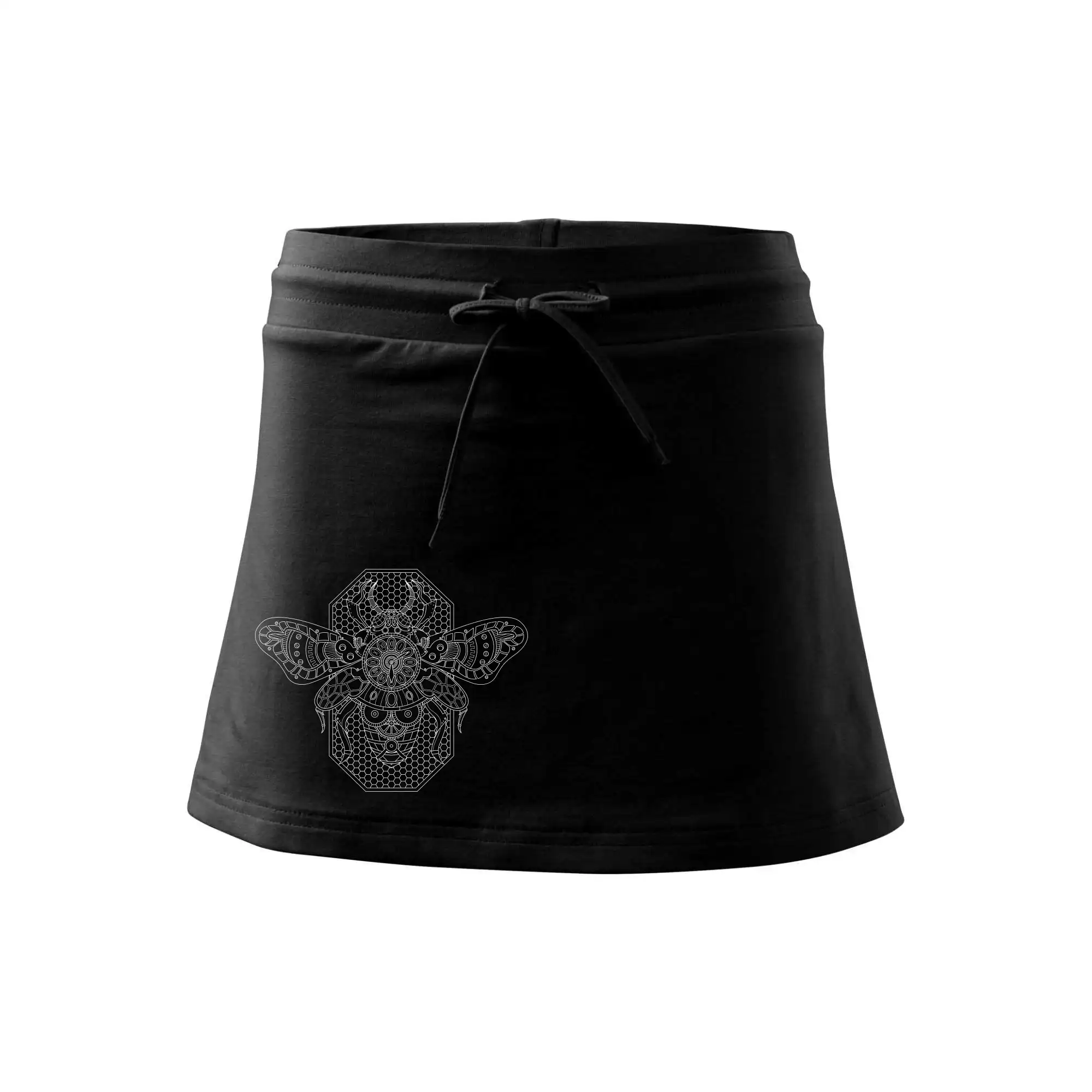 Steampunk včela černobílá