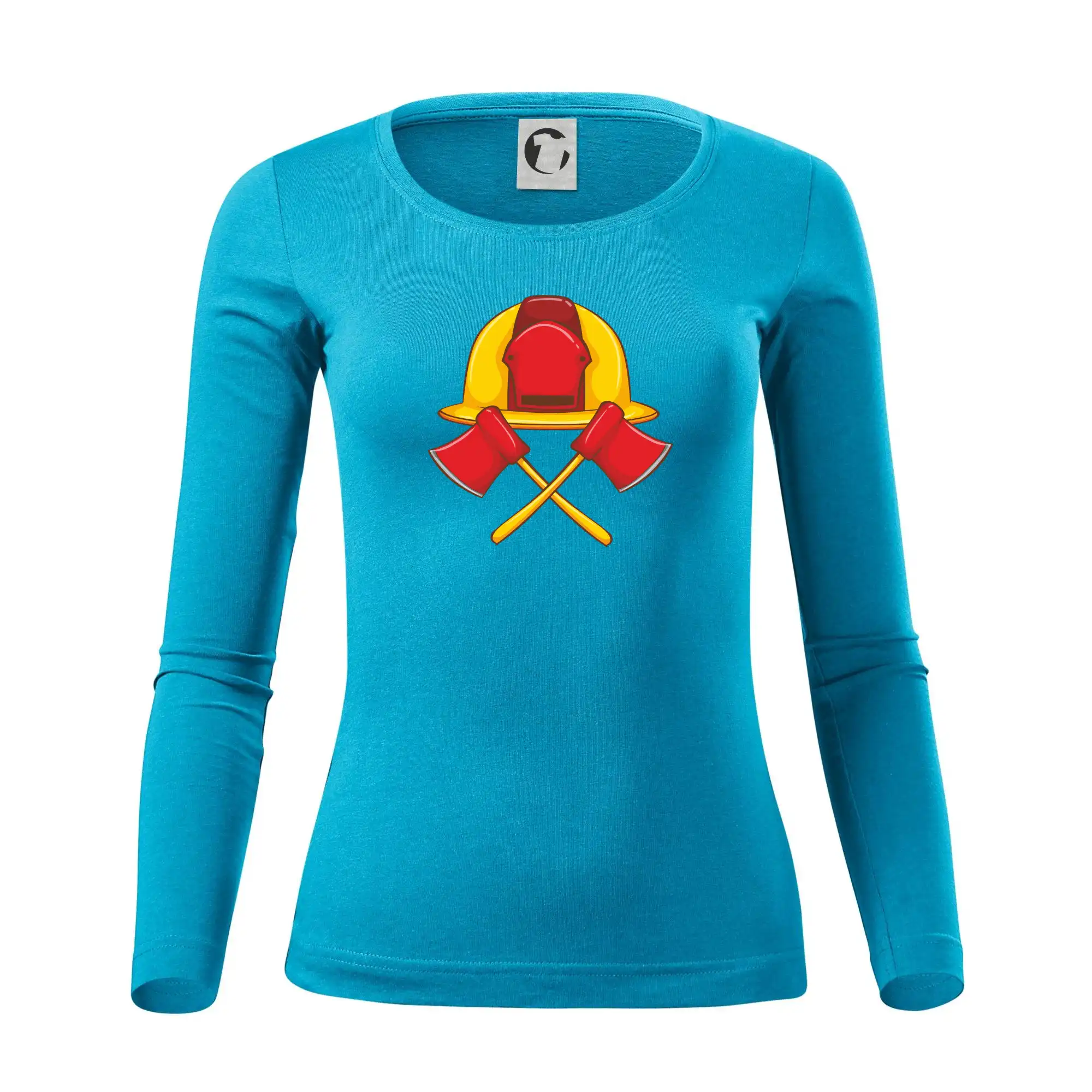 Hasičská helma a sekera