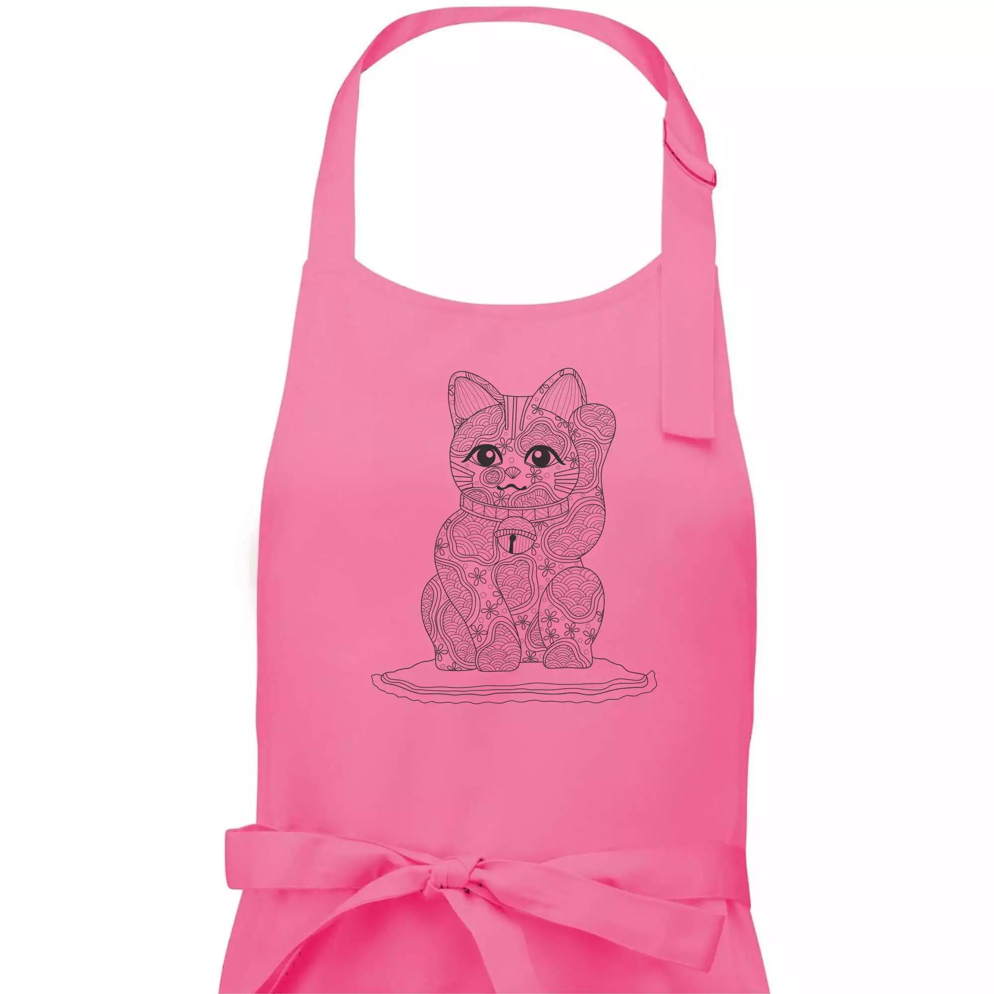 Kočka mávající mandala