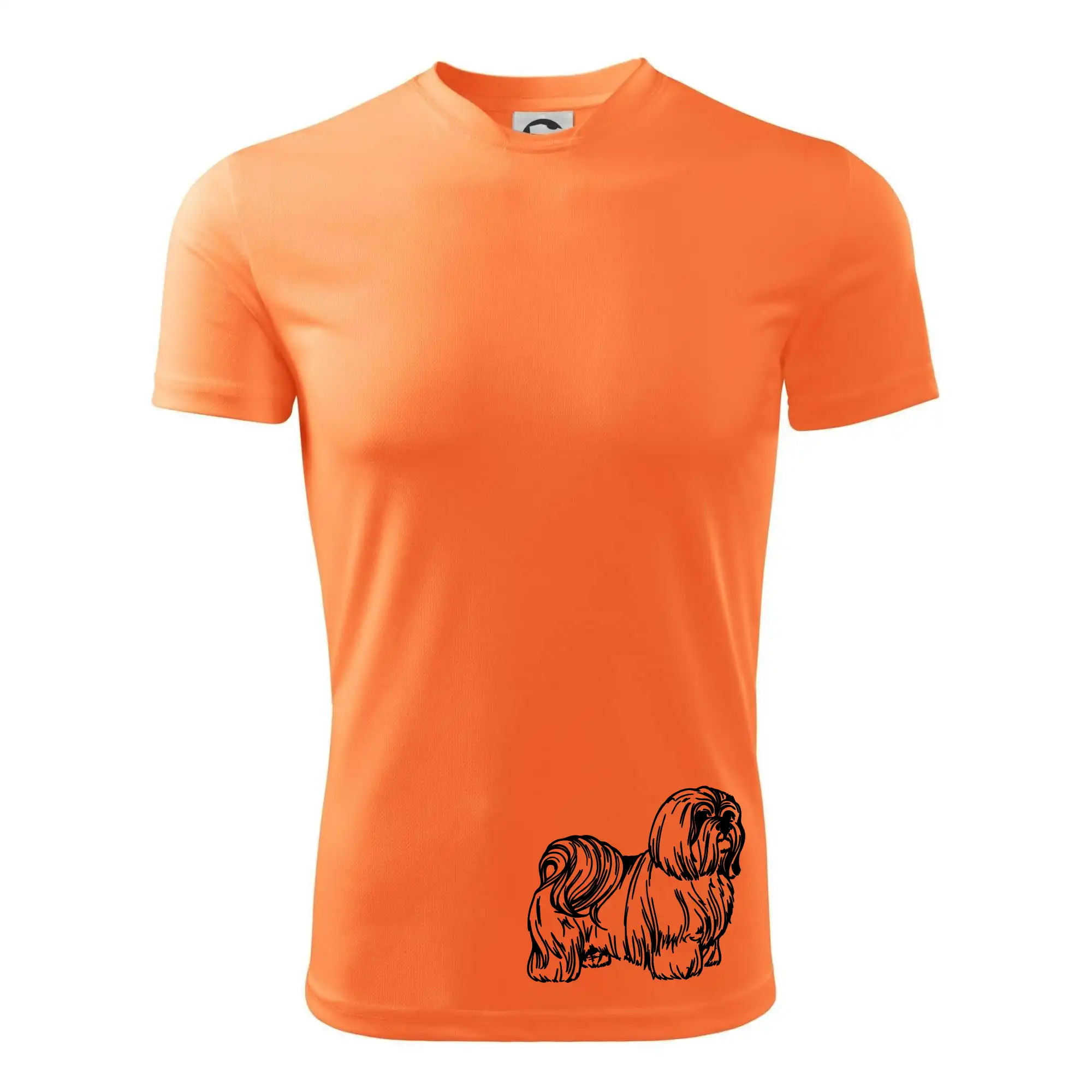 Ši-tzu - Shih-tzu - chlpatý - Detské tričko športové