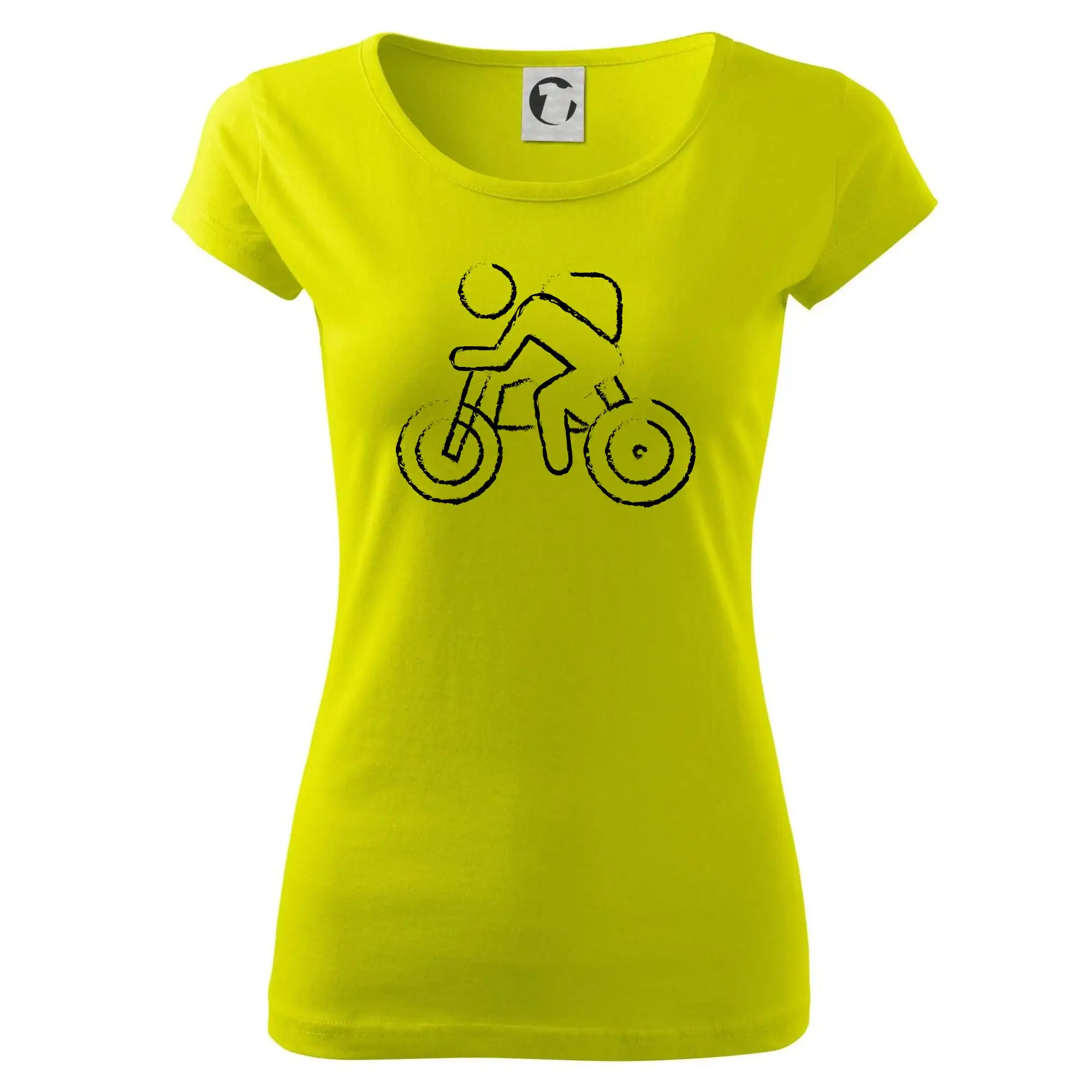 Tričko ako darček pre cyklistu - Cyklo nástrek - Dámske tričko Pure