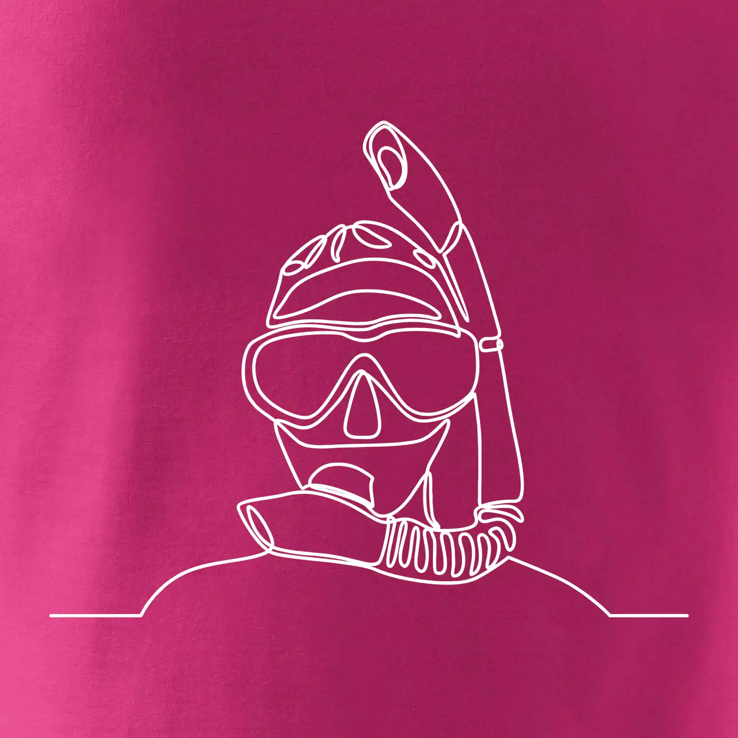 Potápěč jedním tahem