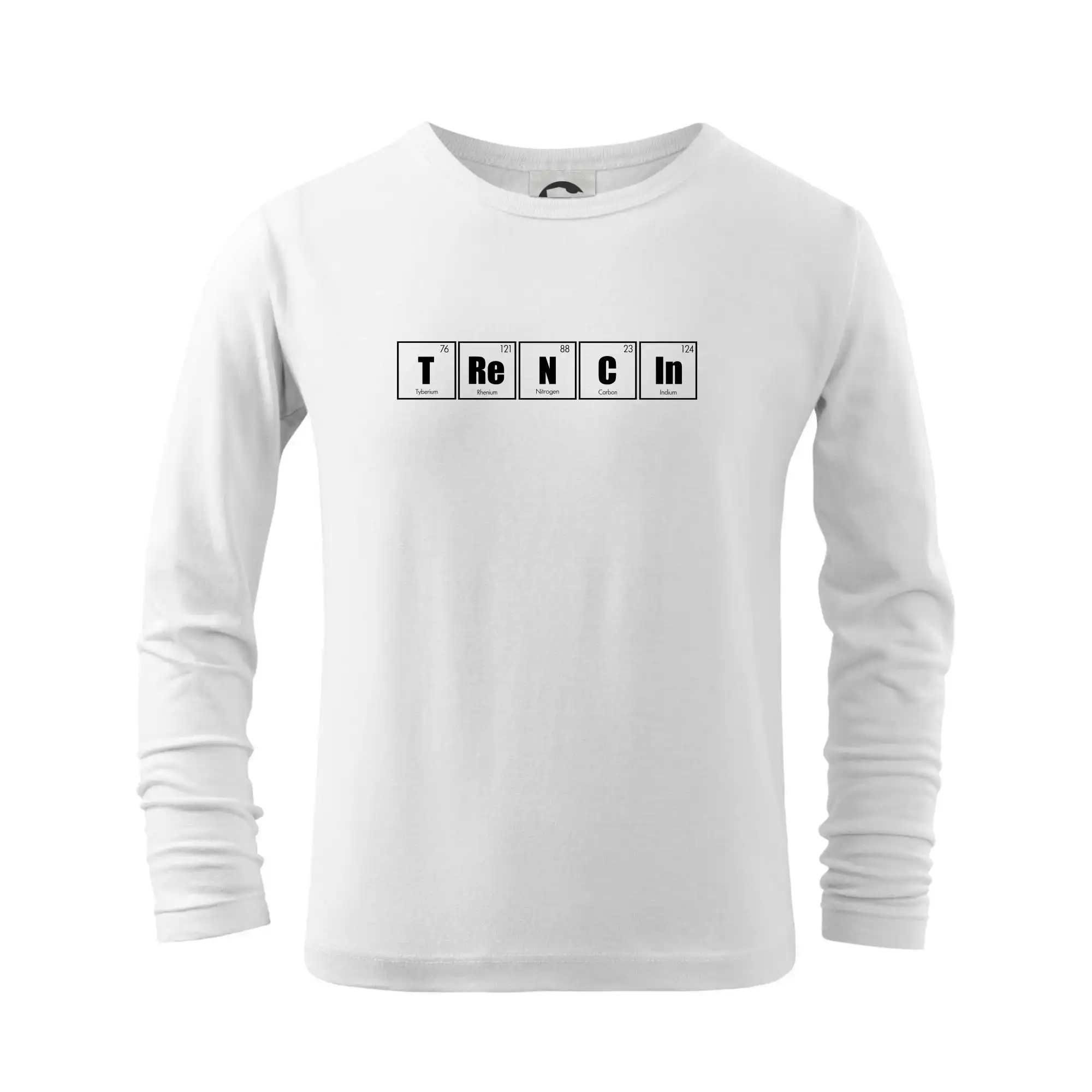 Periodické Tabuľky - Periodická tabuľka Trenčín - Tričko detské Long Sleeve