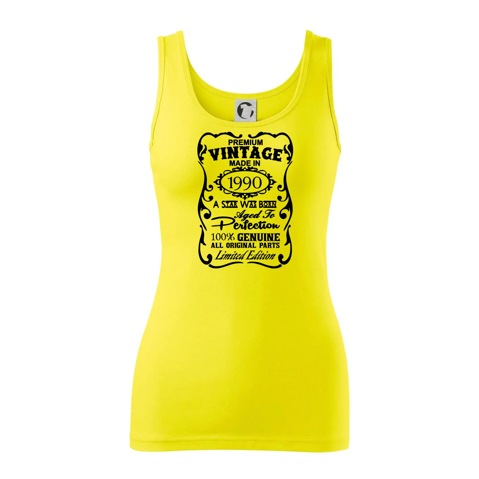 Trička s ročníkom 1990 - Vintage Etiketa - 1990 - Dámske tielko