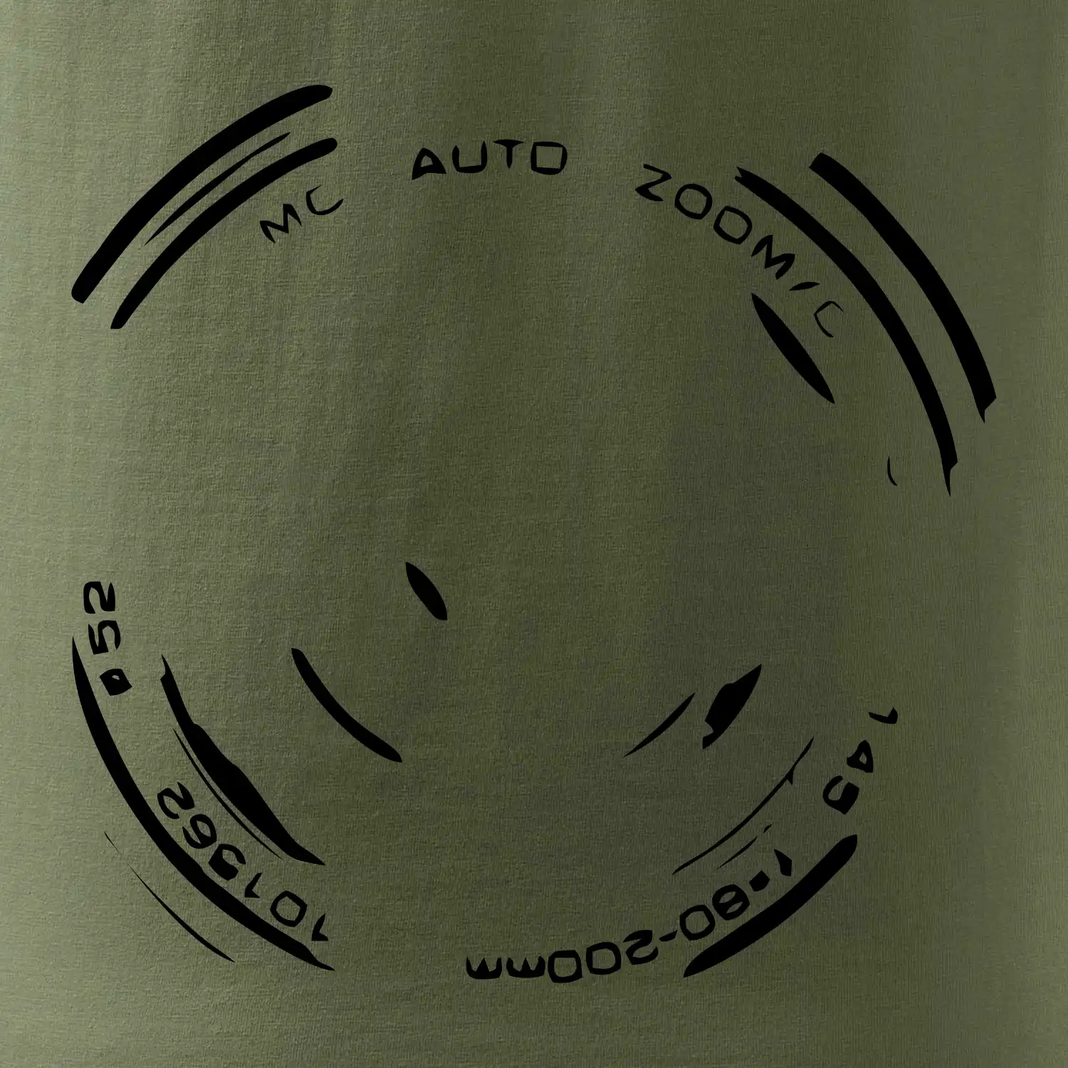 Foto objektiv obtisk