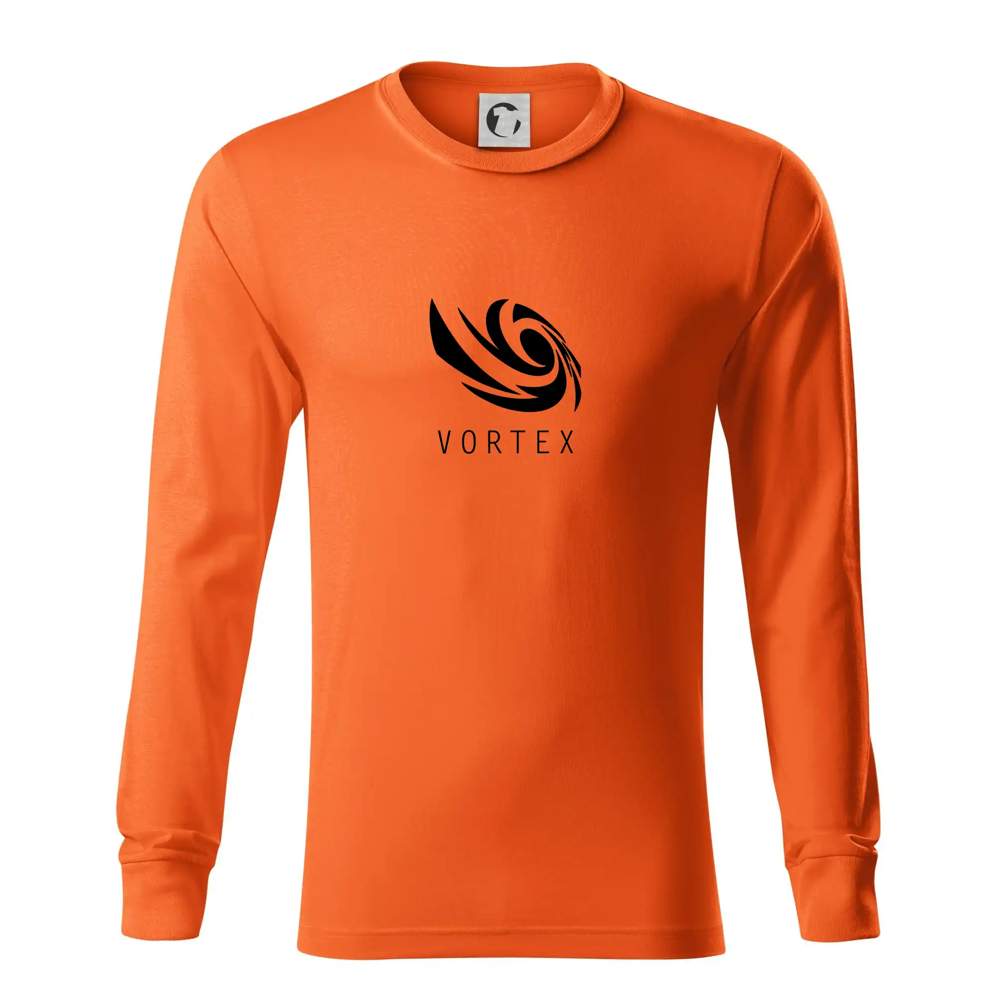 Tričká, mikiny a šiltovky pre Youtubery - Vortex logo jednofarebné - Tričko s dlhým rukávom LS R05