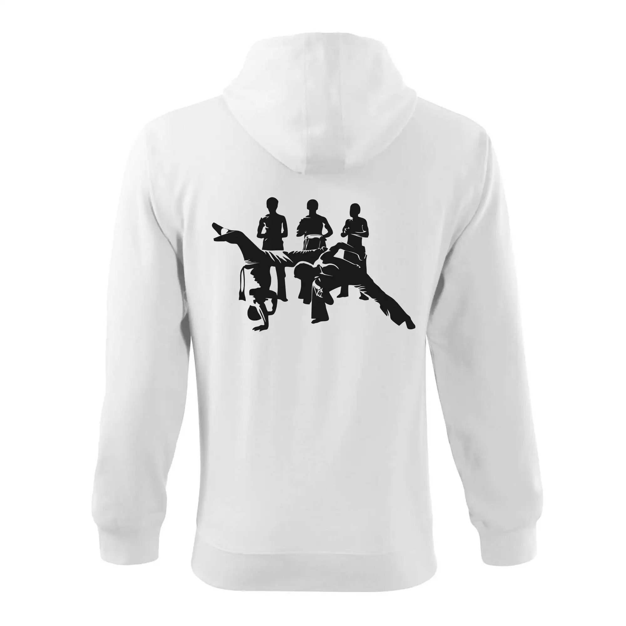 Tričká Capoeira - Capoeira všetci - Mikina s kapucňou na zips trendy zipper