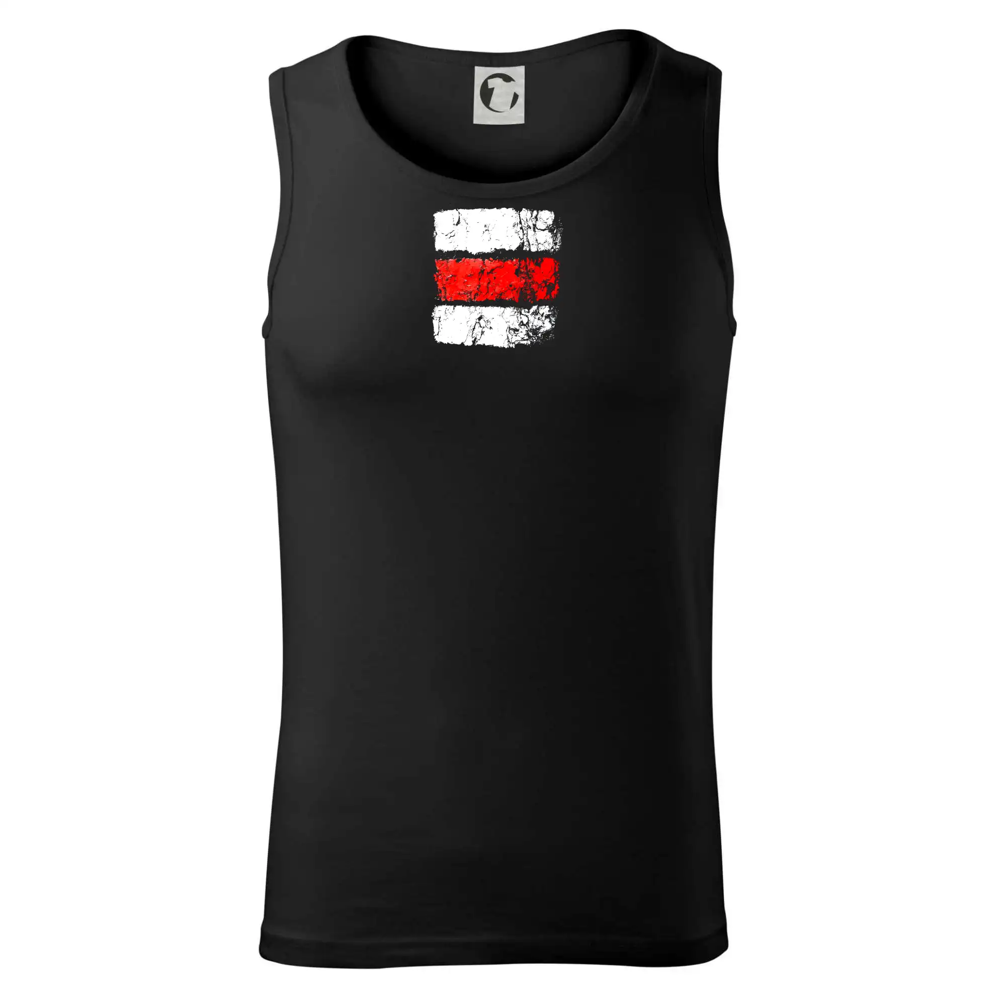 Trička pre cestovateľov - Turistická značka - červená - Tielko pánske Core