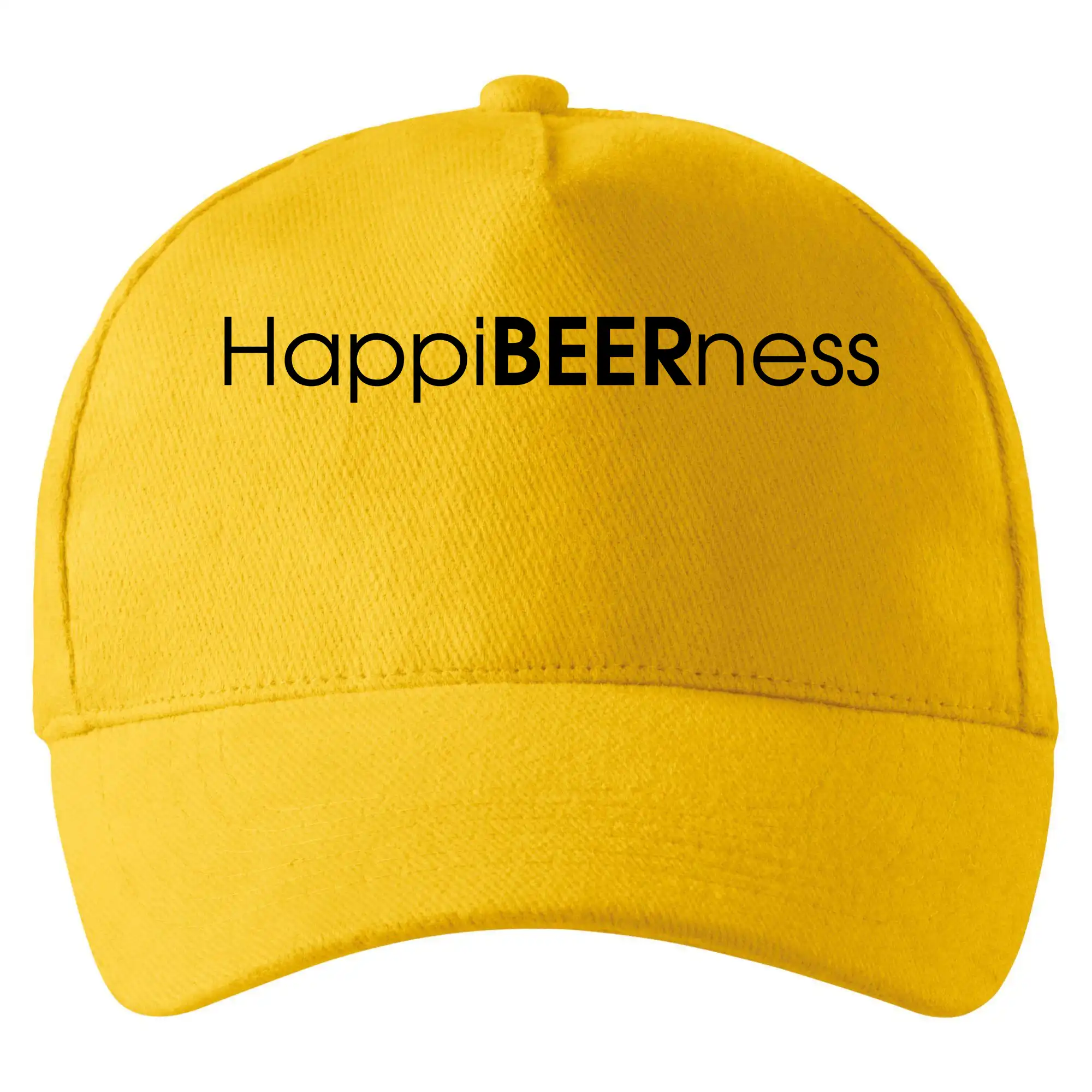 Vtipná tričká pre pivárov - Pivné nápisy HappiBEERness - Šiltovka so zahnutým šiltom a mosaznou sponou