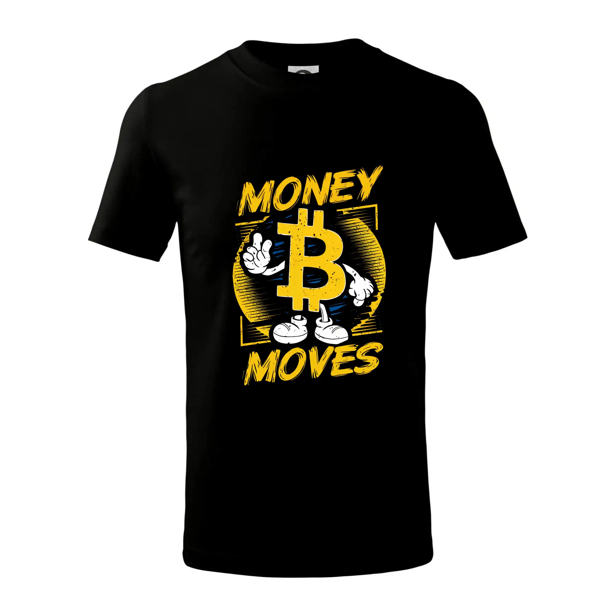 Money moves bitcoin mascot - Tričko detské bavlnené